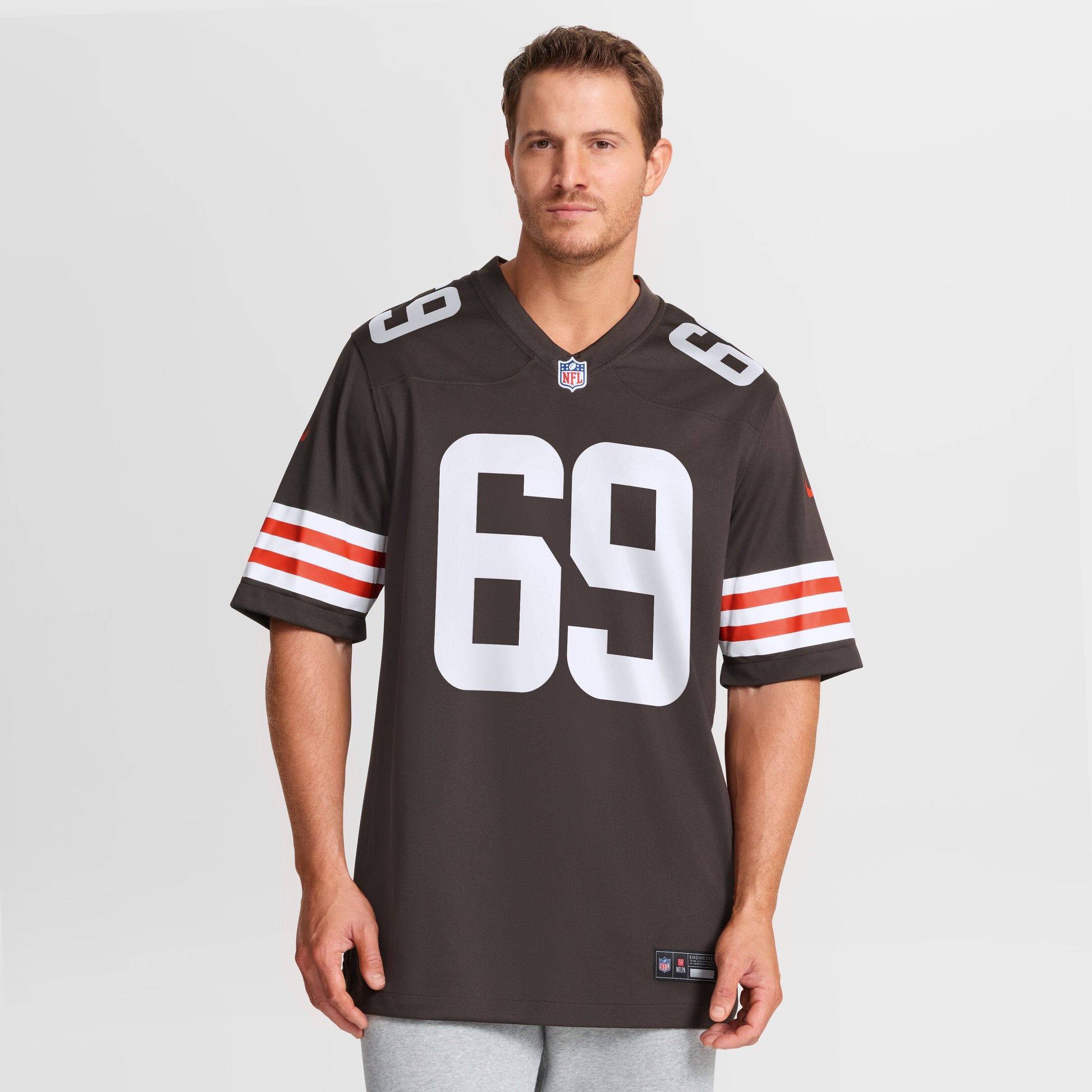 Tyre Phillips Cleveland Browns Nike Team Game Jersey -  Brown
