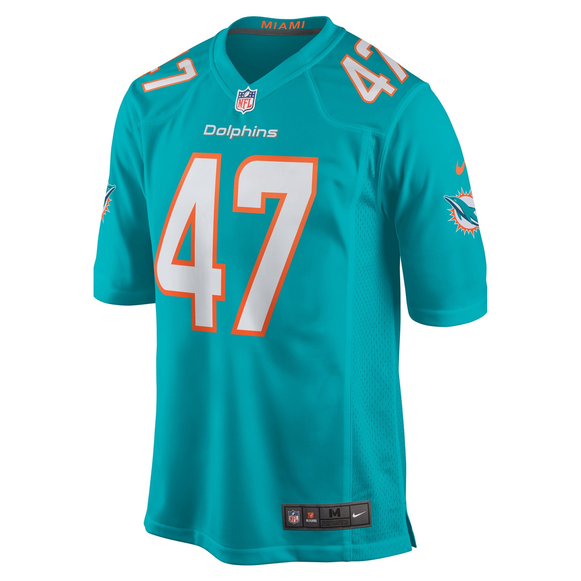 Cam Brown Miami Dolphins Nike  Game Jersey -  Aqua