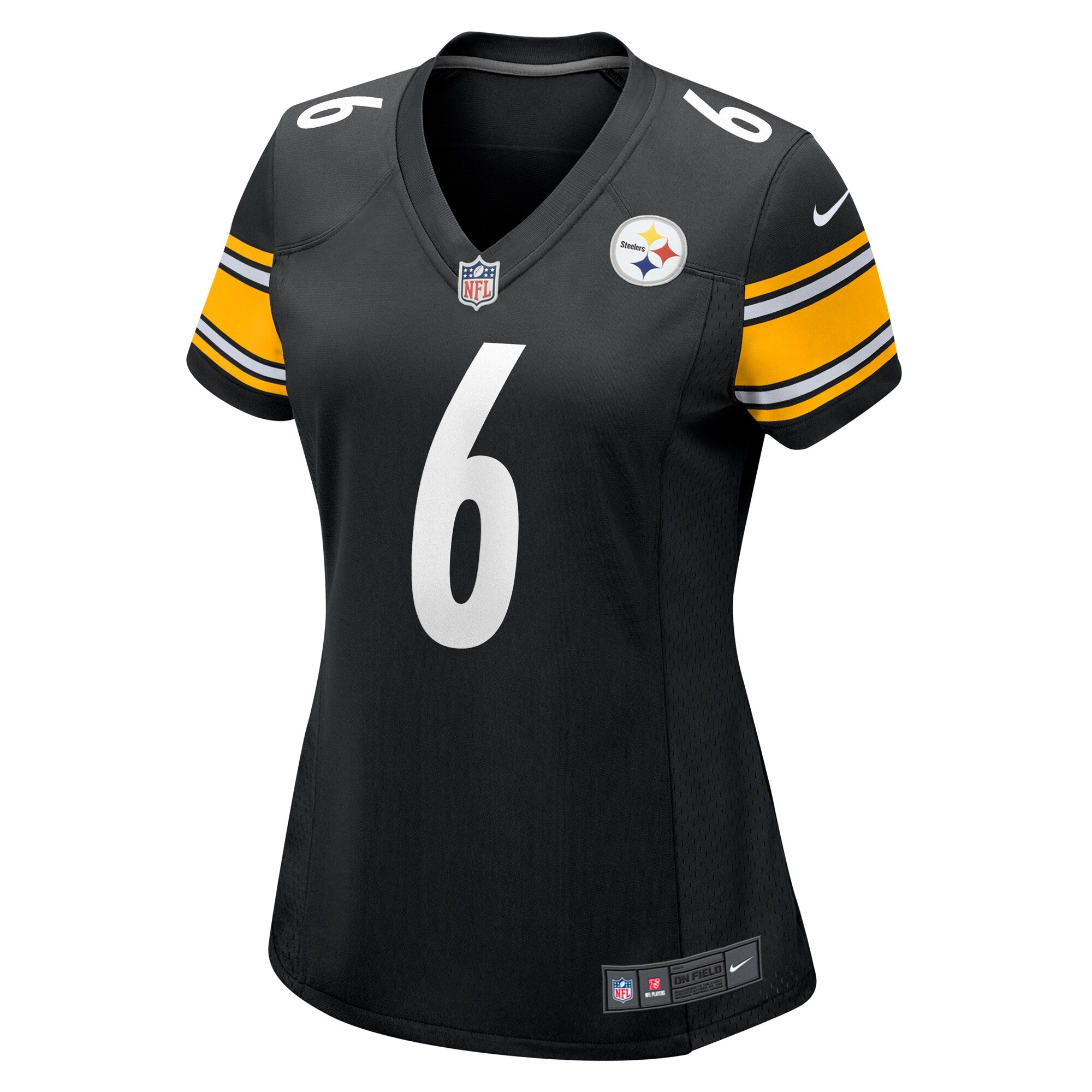 Patrick Queen Pittsburgh Steelers Nike Women's Team Game Jersey -  Black