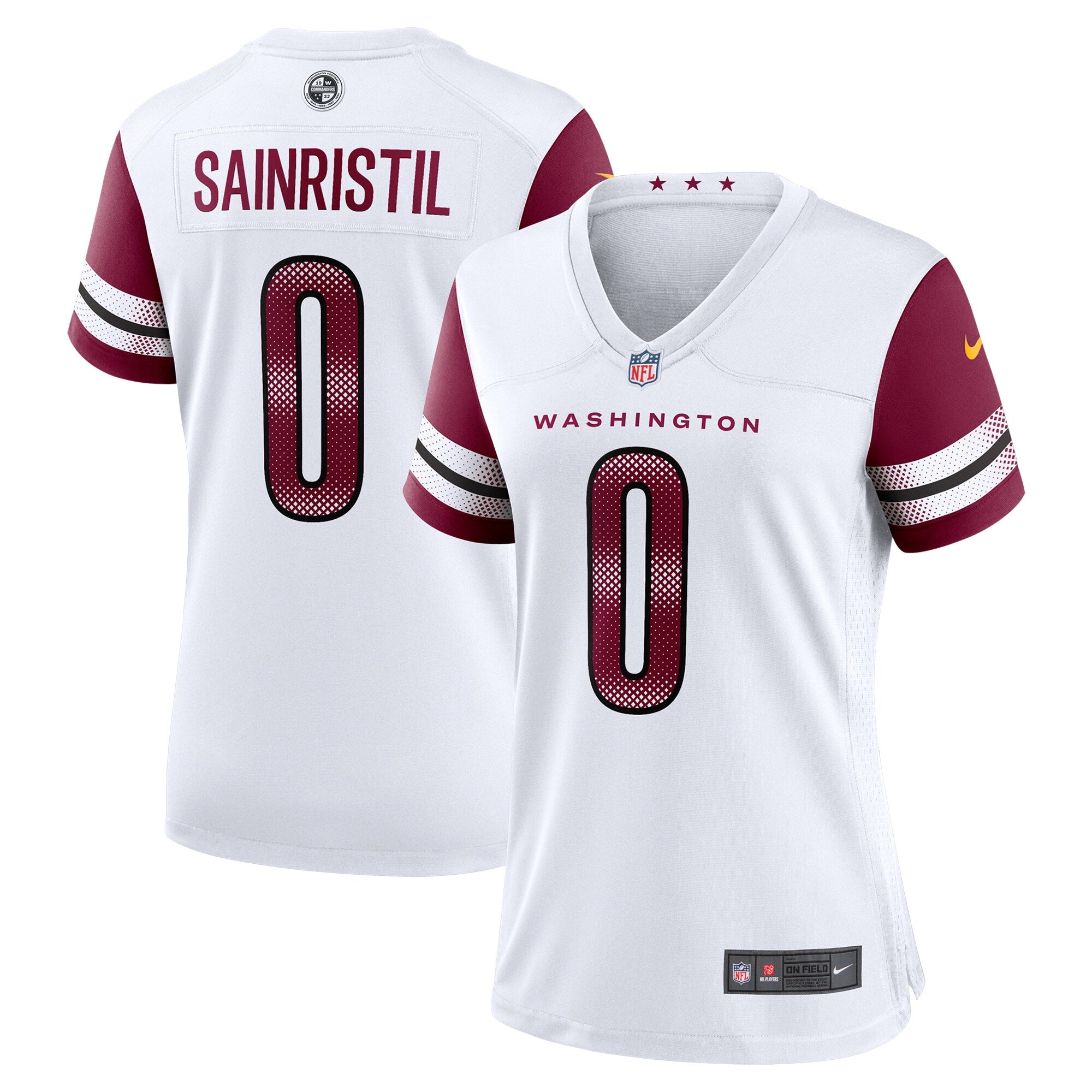 Mike Sainristil Washington Commanders Nike Women's Game Jersey -  White