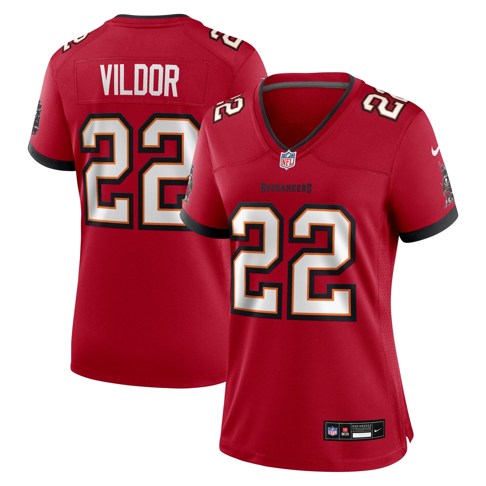 Kindle Vildor Tampa Bay Buccaneers Nike Women's Team Game Jersey -  Red
