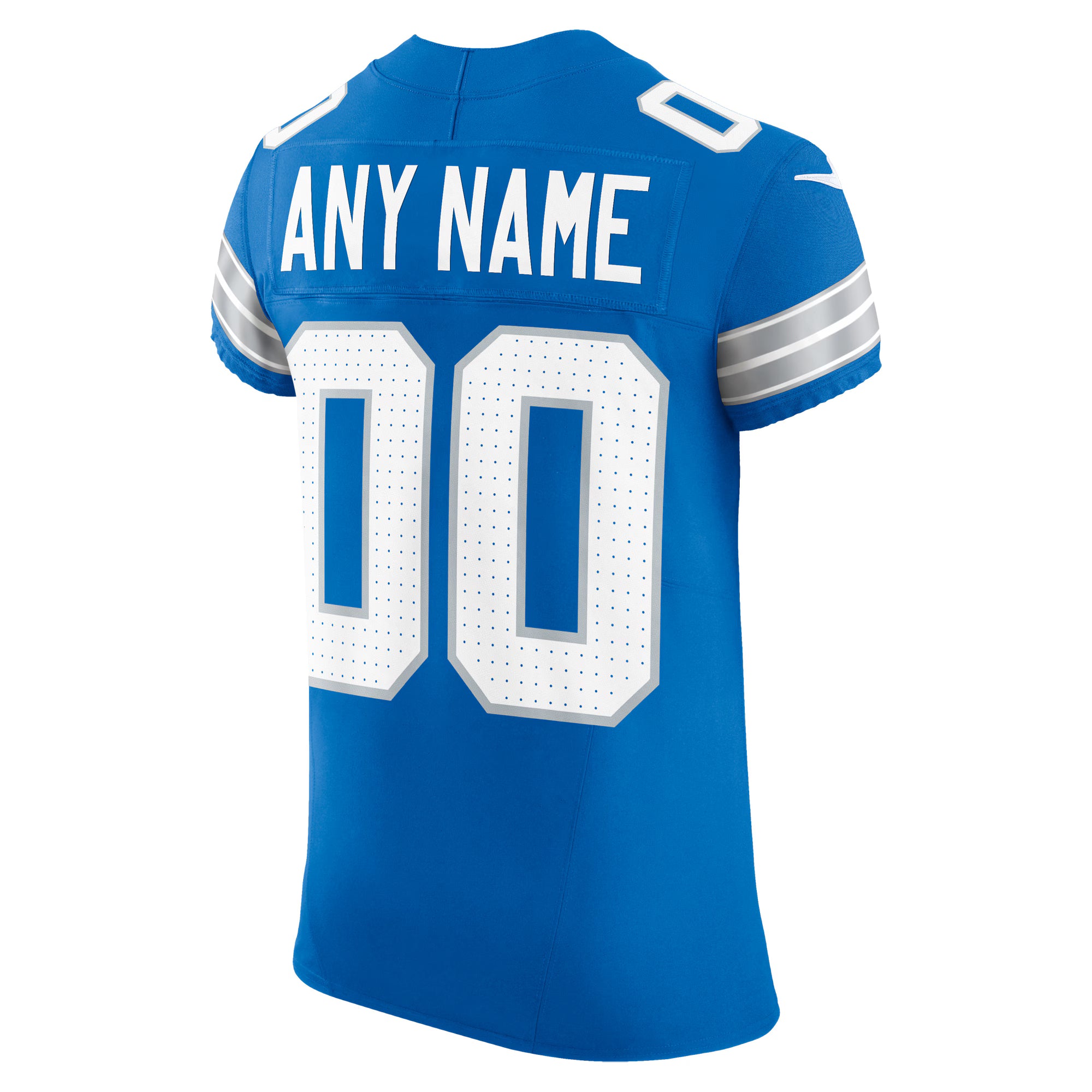 Detroit Lions Nike Team Vapor F.U.S.E. Elite Custom Jersey -  Blue