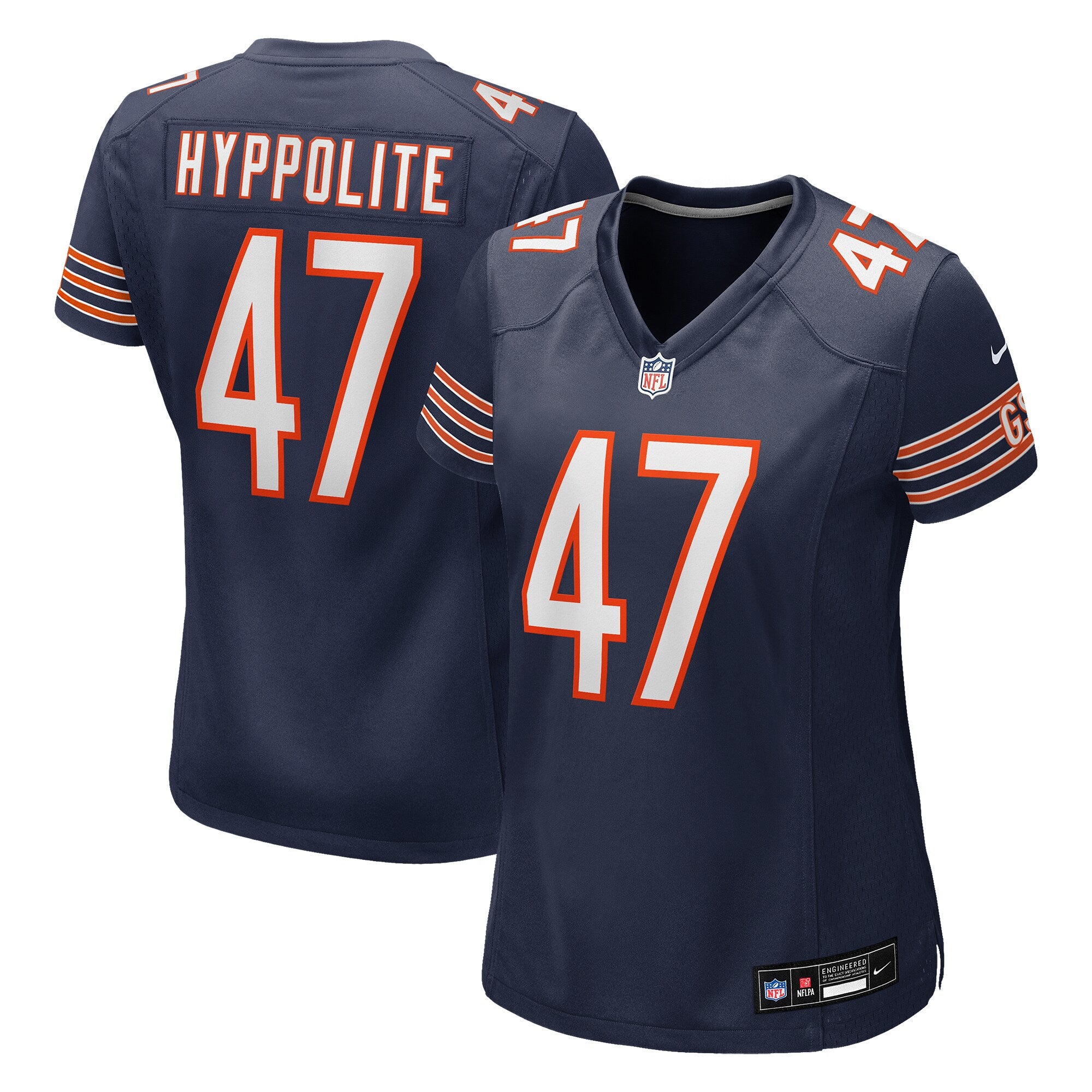 Ruben Hyppolite II Chicago Bears Nike Women's Team Game Jersey -  Navy