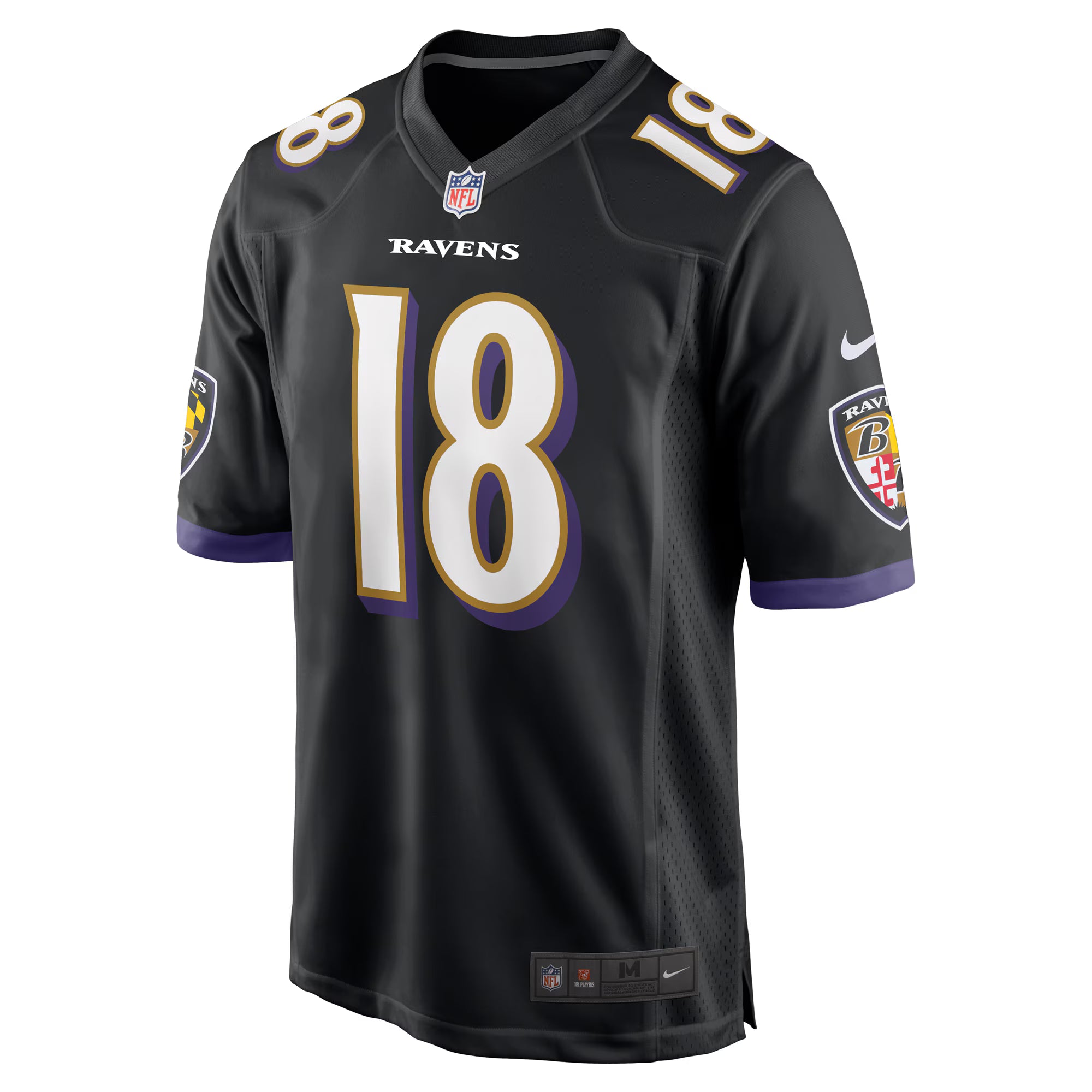 Roquan Smith Baltimore Ravens Nike Alternate Game Jersey - Black