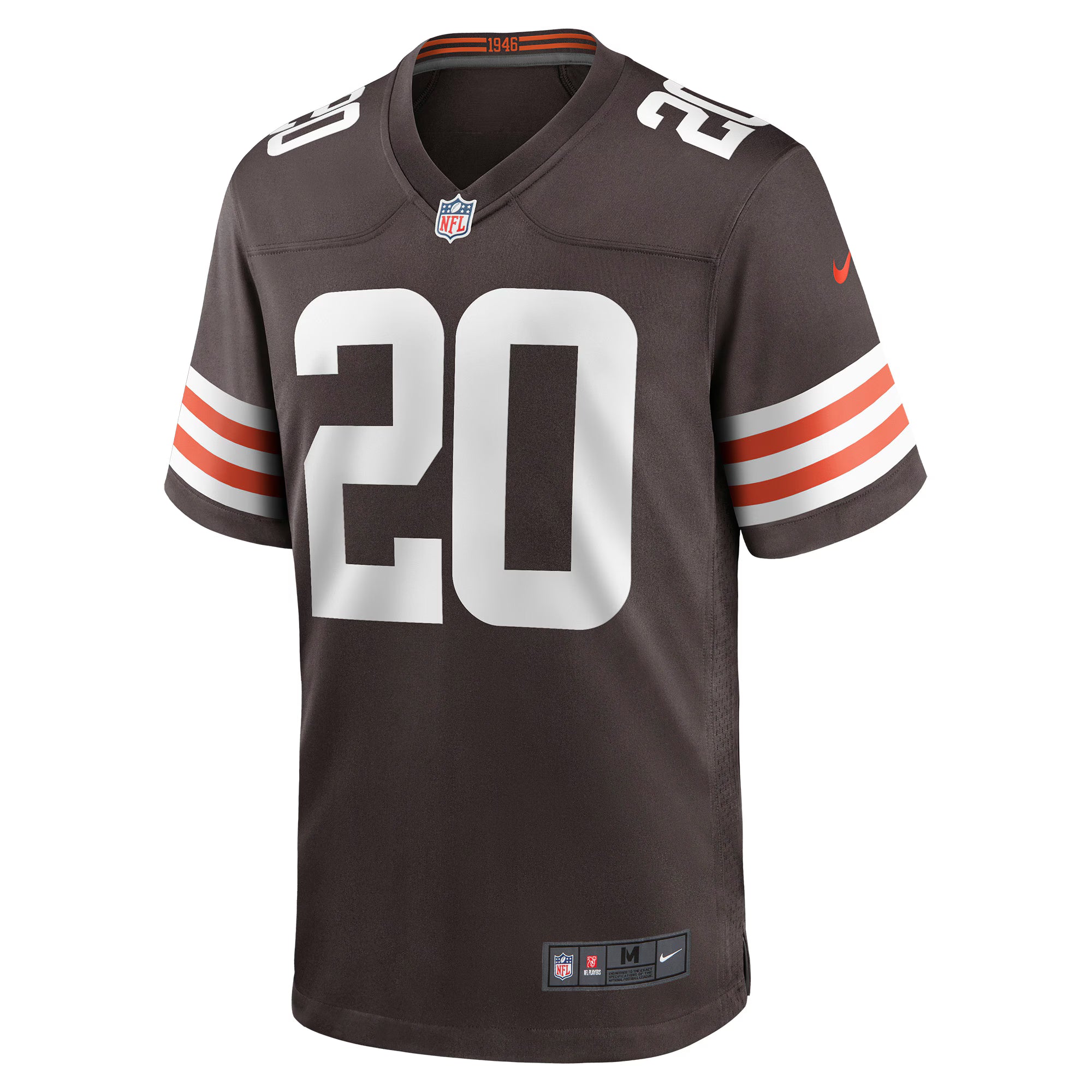 Greg Newsome II Cleveland Browns Nike Game Jersey - Brown