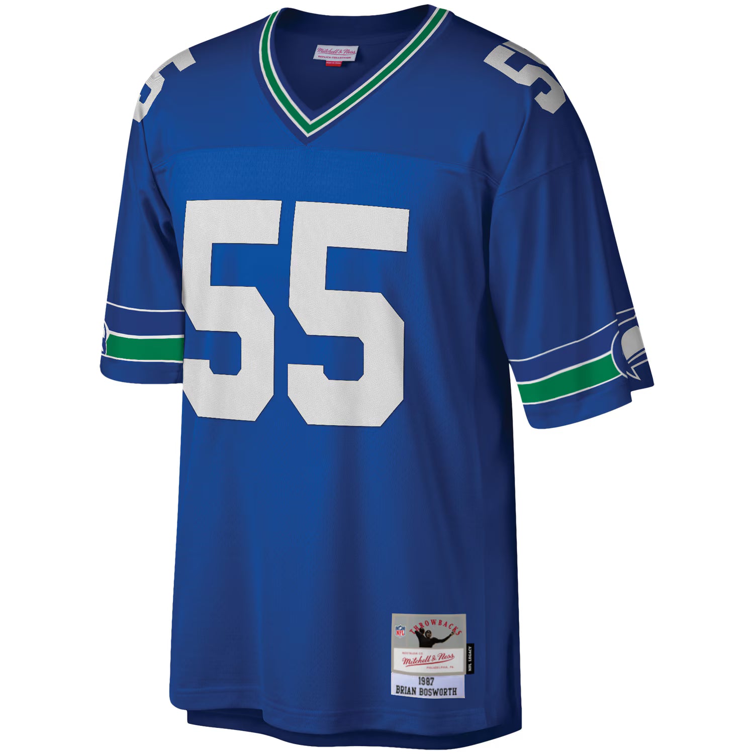 Brian Bosworth Seattle Seahawks Mitchell &amp; Ness Legacy Replica Jersey - Royal