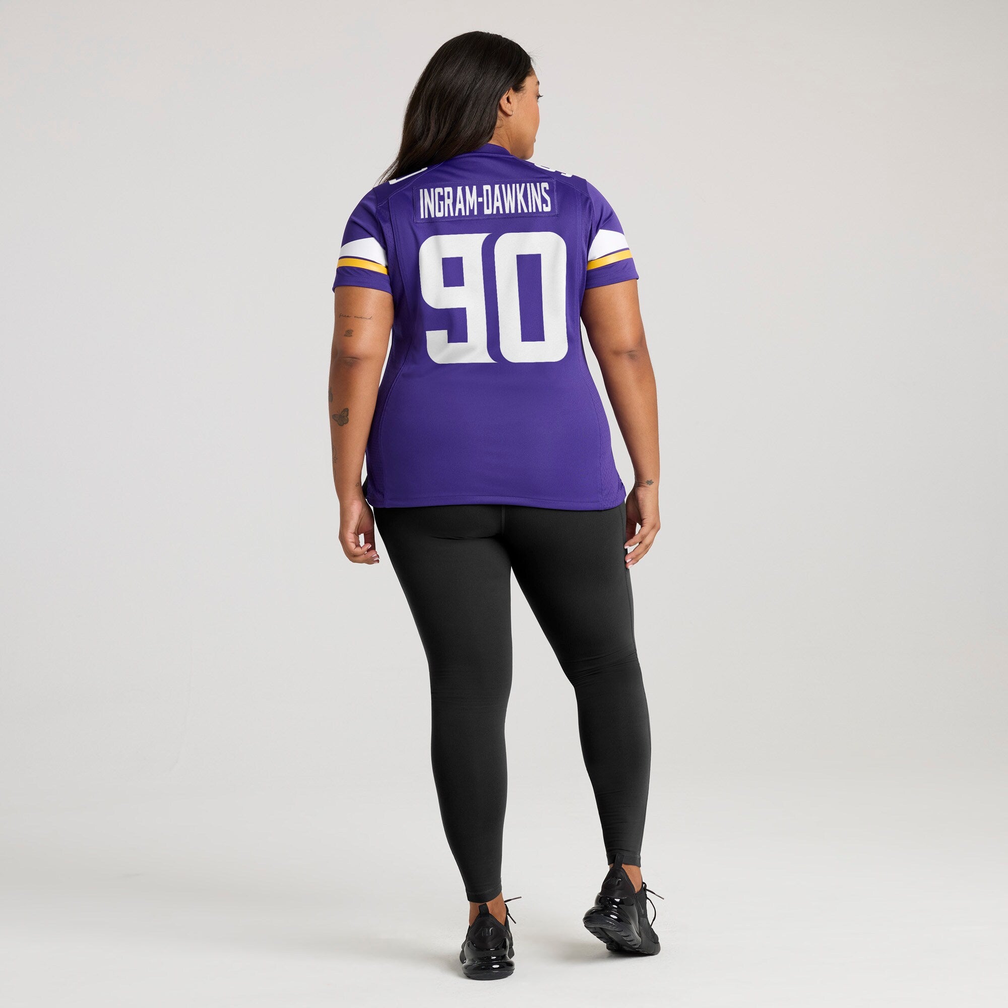 Tyrion Ingram-Dawkins Minnesota Vikings Nike Women's Team Game Jersey -  Purple