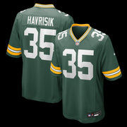 Lucas Havrisik Green Bay Packers Nike Team Game Jersey -  Green