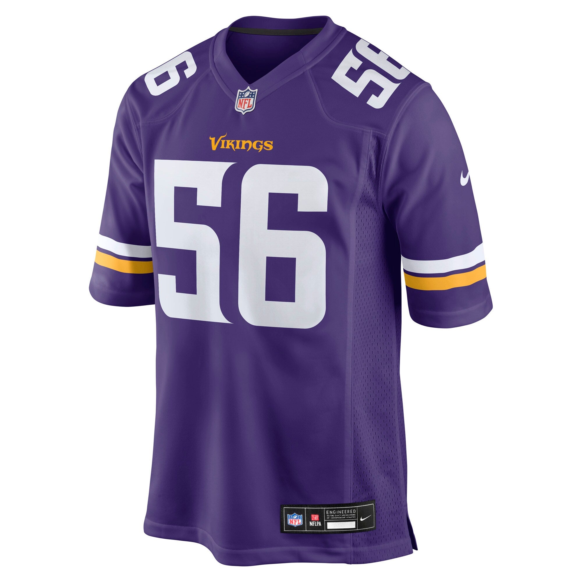 Austin Keys Minnesota Vikings Nike Team Game Jersey -  Purple