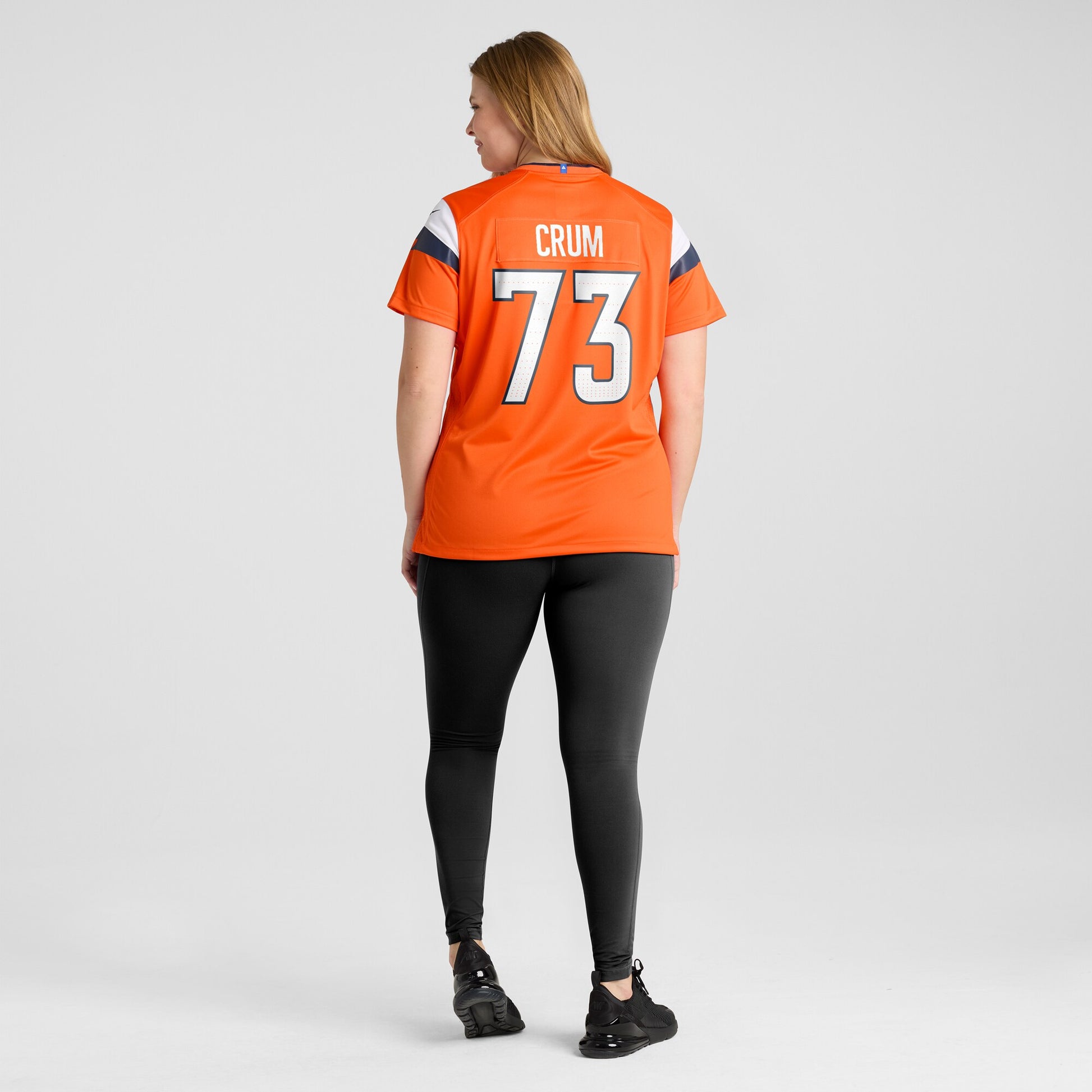Frank Crum Denver Broncos Nike Women's Team Game Jersey -  Orange