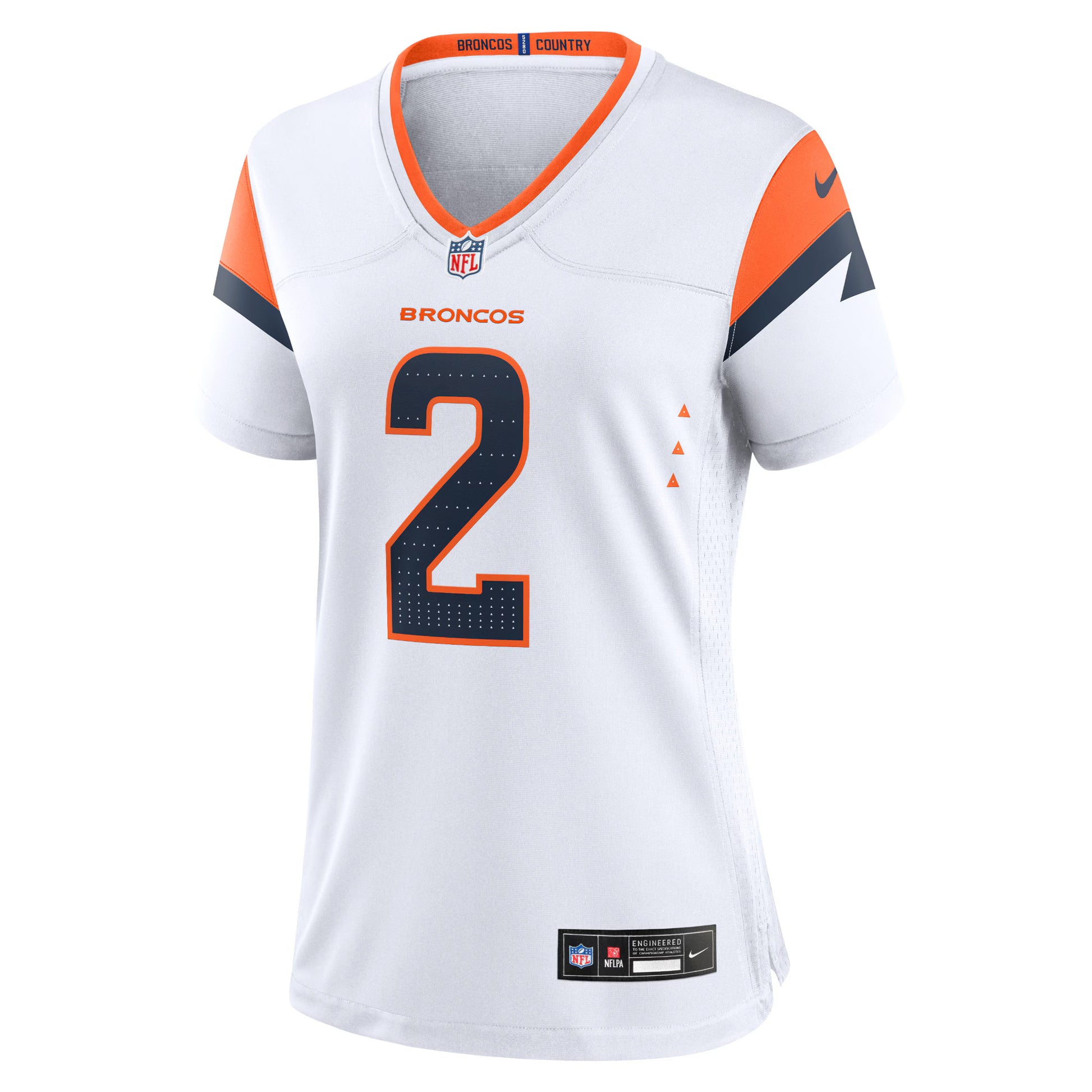 Patrick Surtain II Denver Broncos Nike Women's Mile High Collection Game Jersey - White