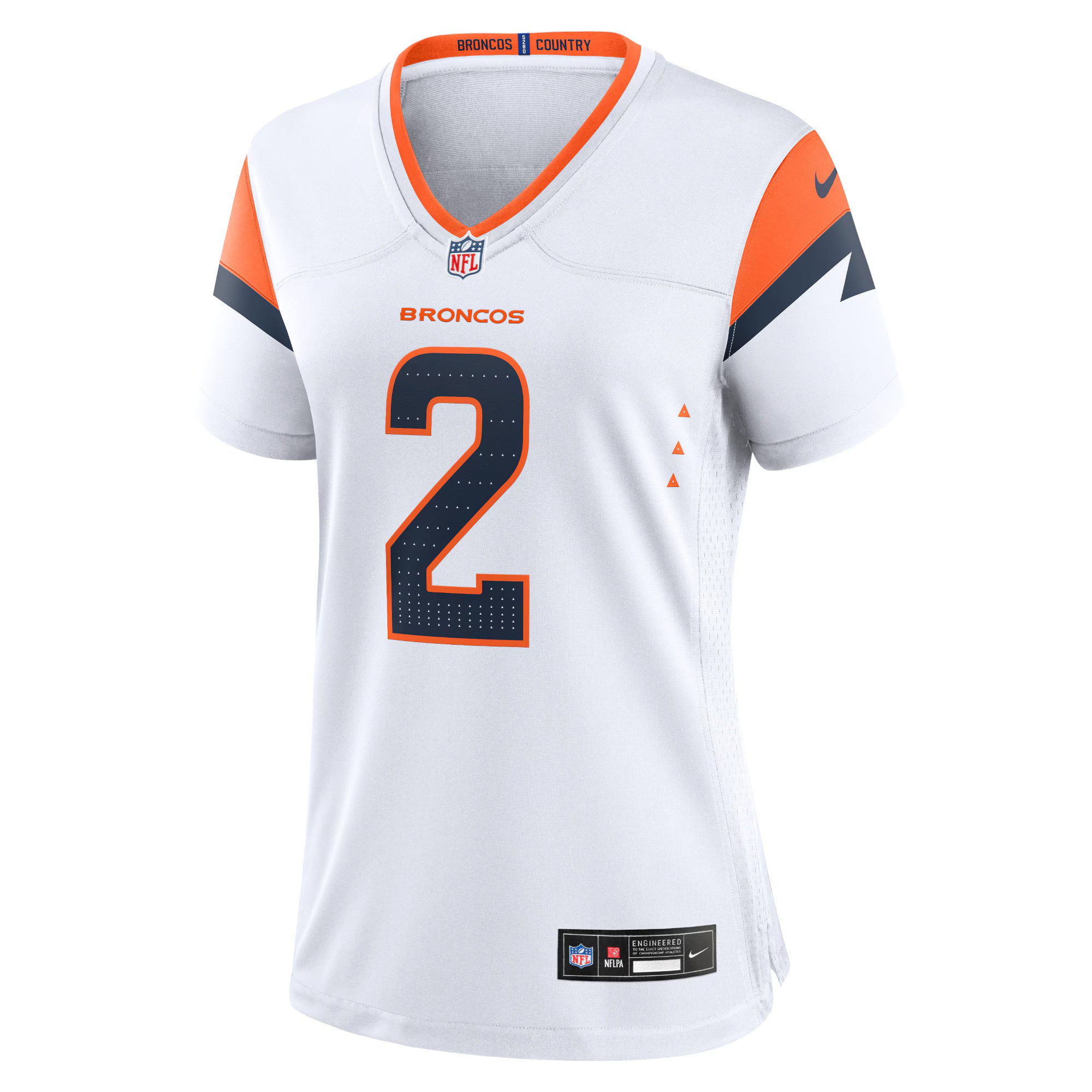 Patrick Surtain II Denver Broncos Nike Women's Mile High Collection Game Jersey - White