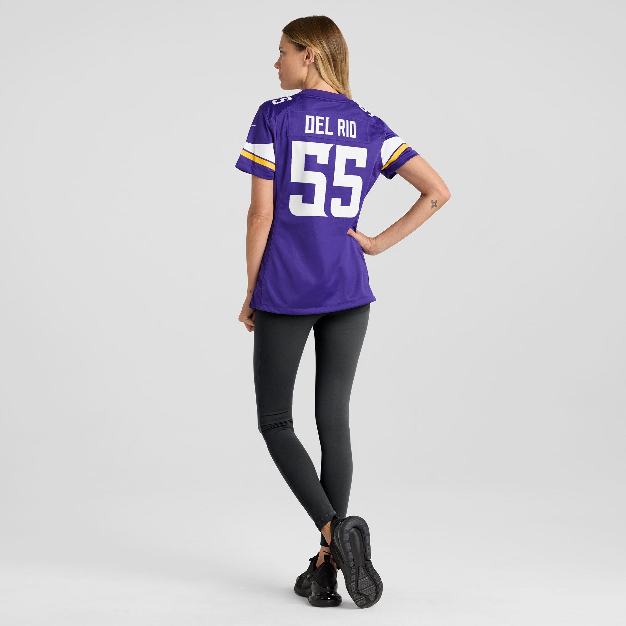 Jack Del Rio Minnesota Vikings Nike Women's Game Retired Player Jersey - Purple