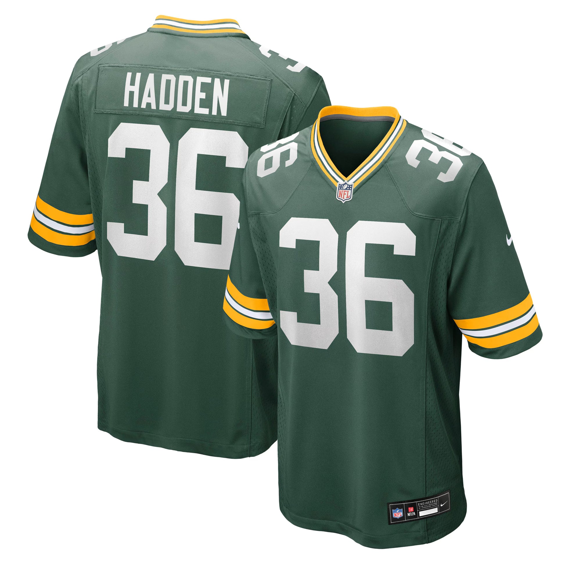 Kamal Hadden Green Bay Packers Nike Team Game Jersey -  Green