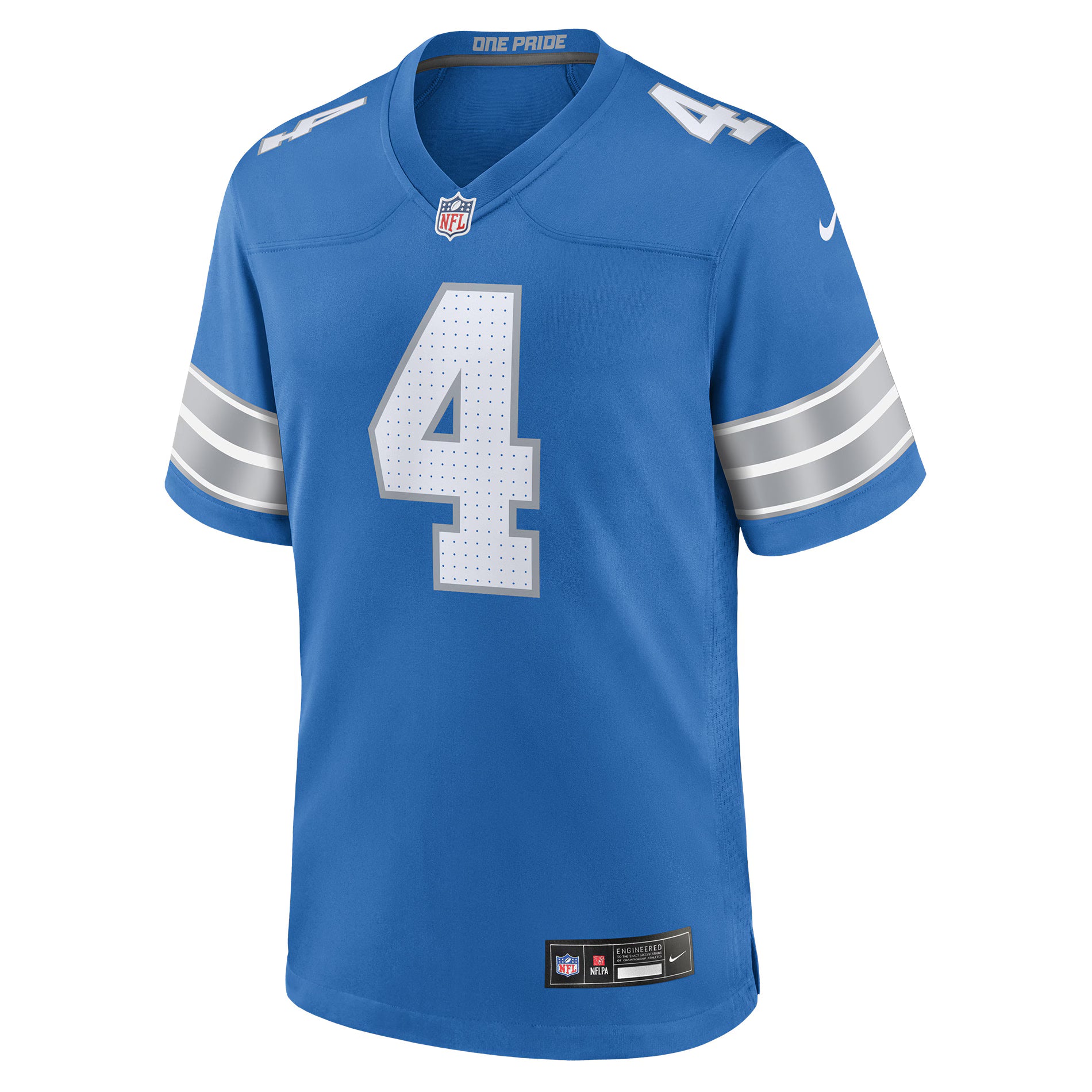 D.J. Reed Detroit Lions Nike Team Game Jersey -  Blue