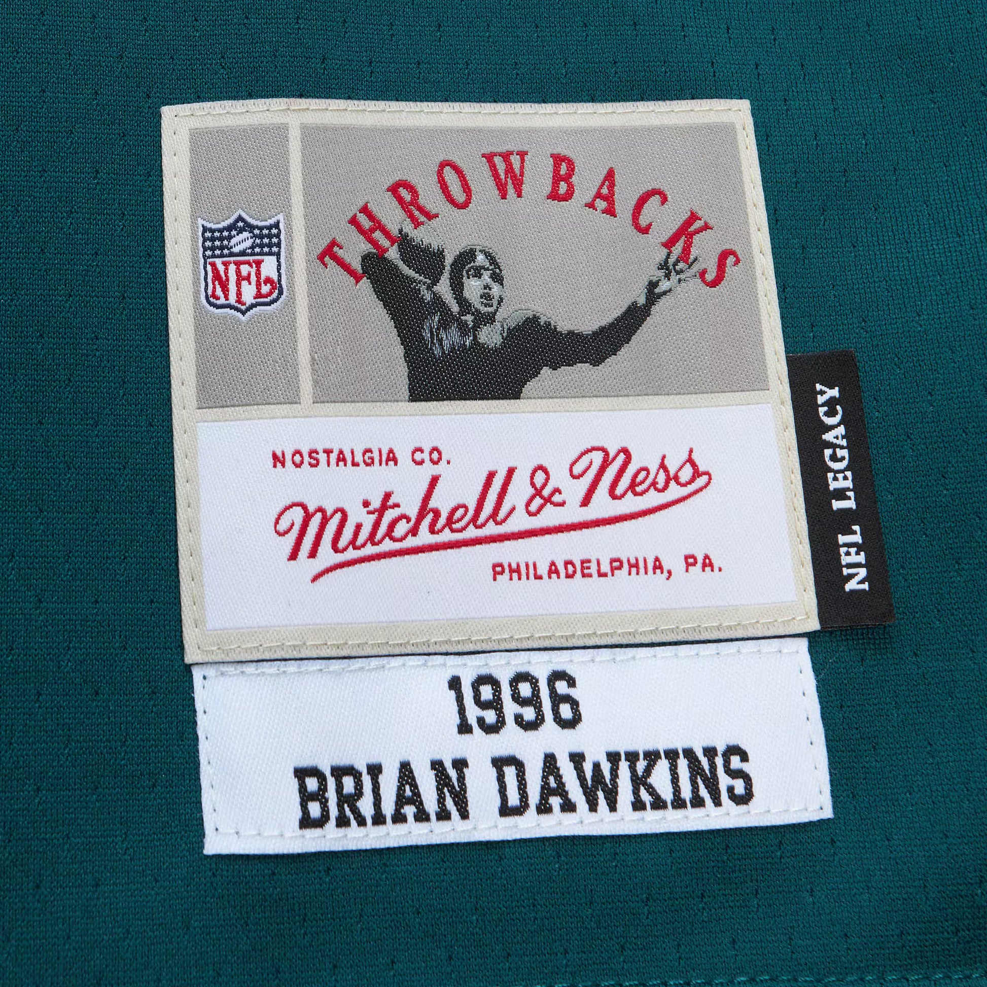 Brian Dawkins Philadelphia Eagles Mitchell &amp; Ness Legacy Replica Jersey - Green