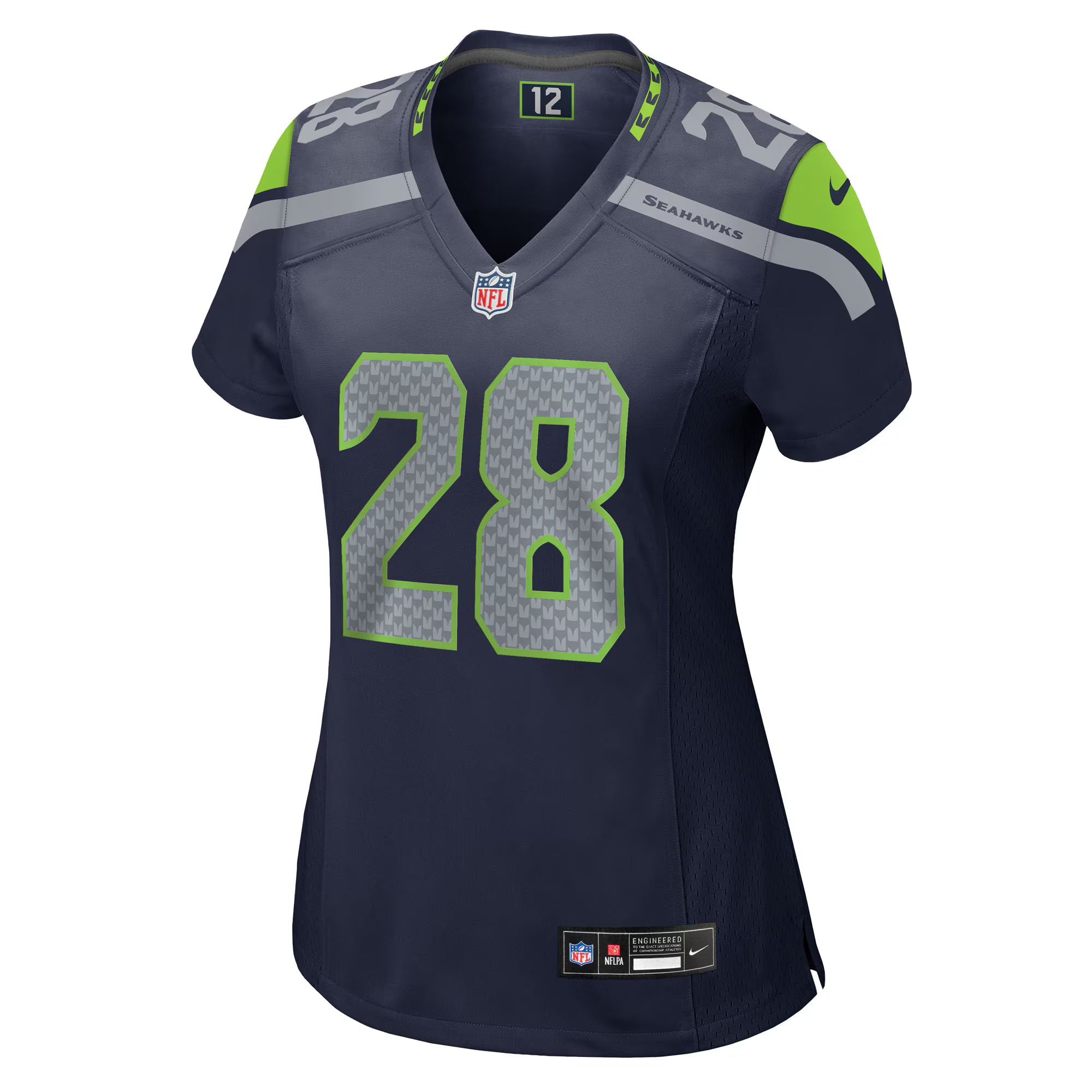 Nehemiah Pritchett Seattle Seahawks Nike Women's Team Game Jersey -  College Navy