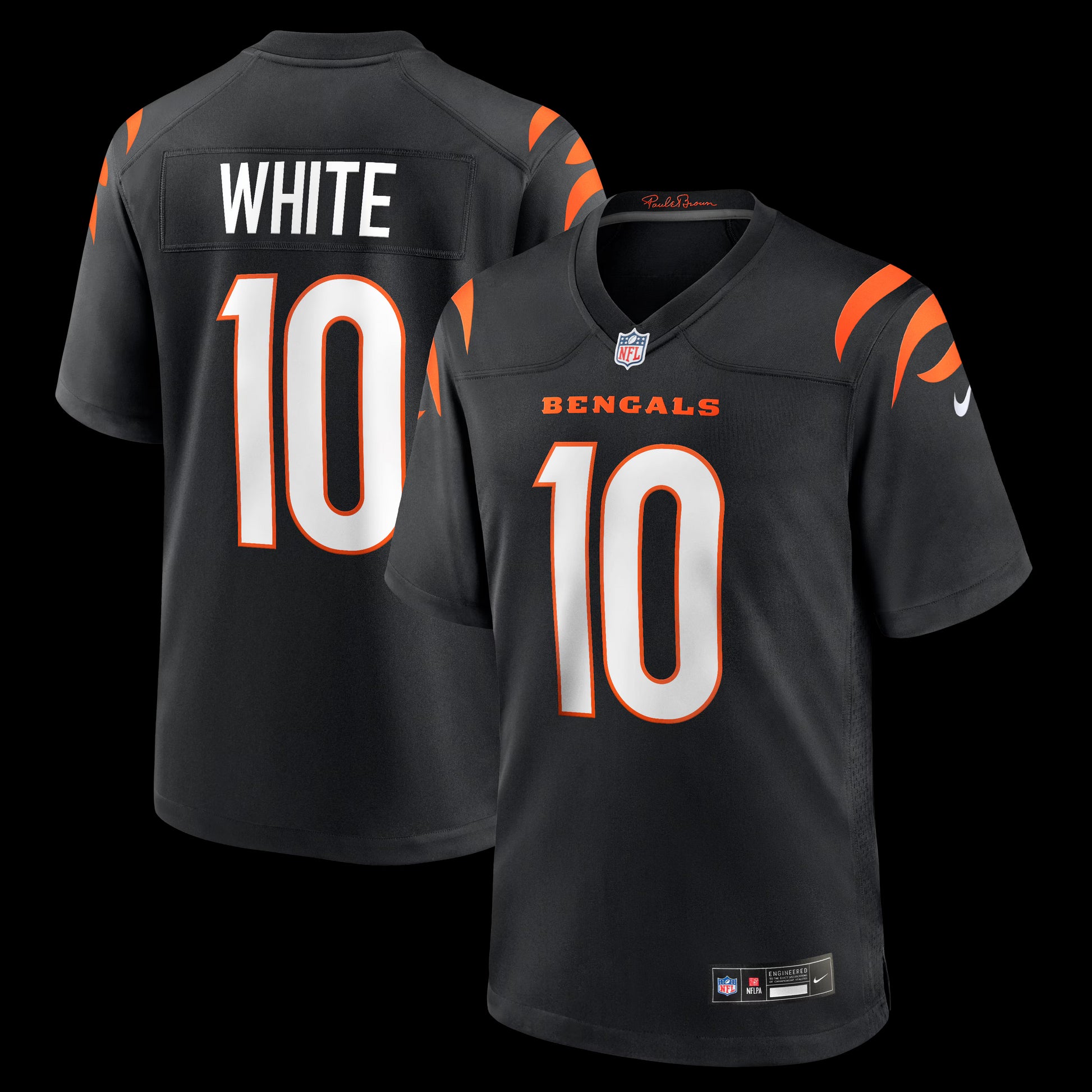 Mike White Cincinnati Bengals Nike Team Game Jersey -  Black