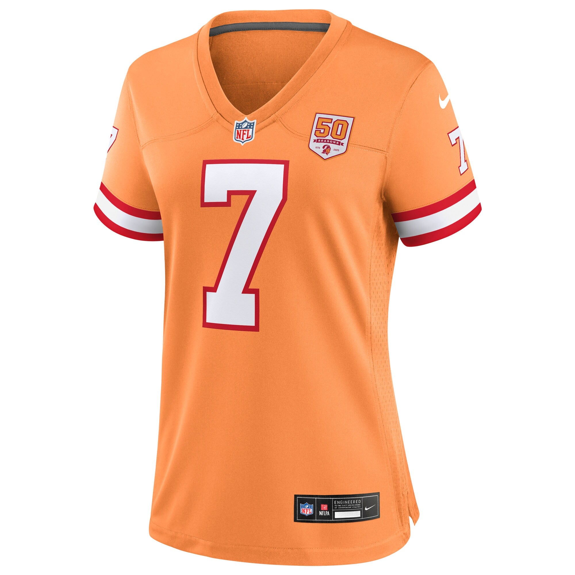 Bucky Irving  Tampa Bay Buccaneers Nike Women's 50th Season Game Jersey - Creamsicle