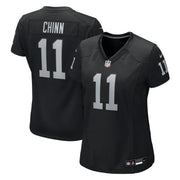 Jeremy Chinn Las Vegas Raiders Nike Women's Team Game Jersey -  Black