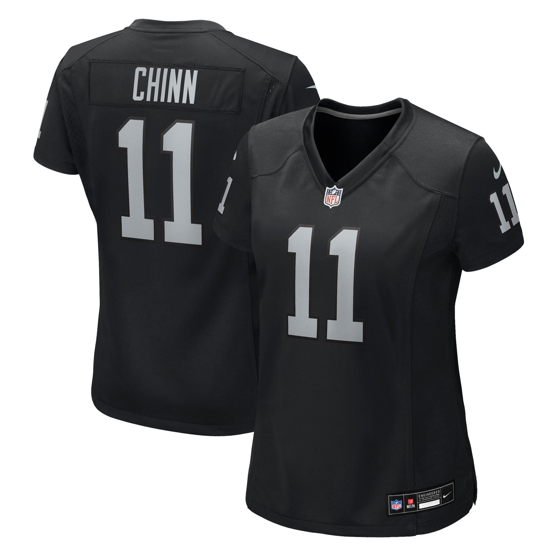 Jeremy Chinn Las Vegas Raiders Nike Women's Team Game Jersey -  Black
