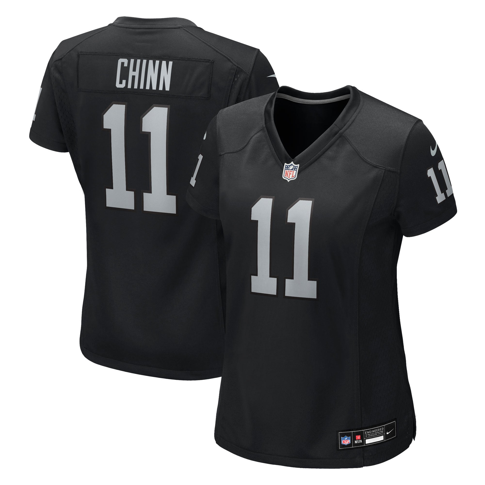 Jeremy Chinn Las Vegas Raiders Nike Women's Team Game Jersey -  Black