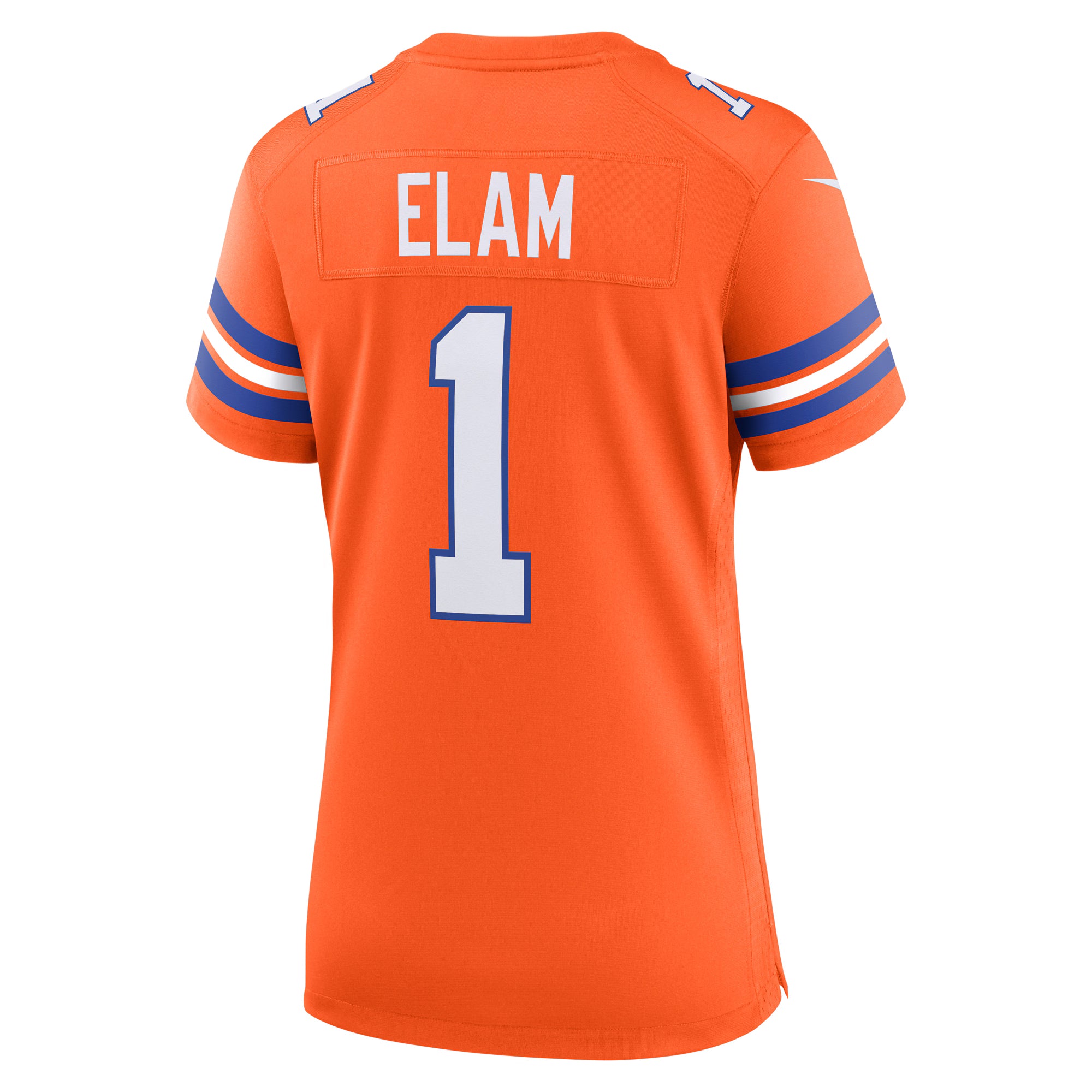 Jason Elam Denver Broncos Nike Women's Mile High Collection 1977 Throwback Retired Player Game Jersey - Orange