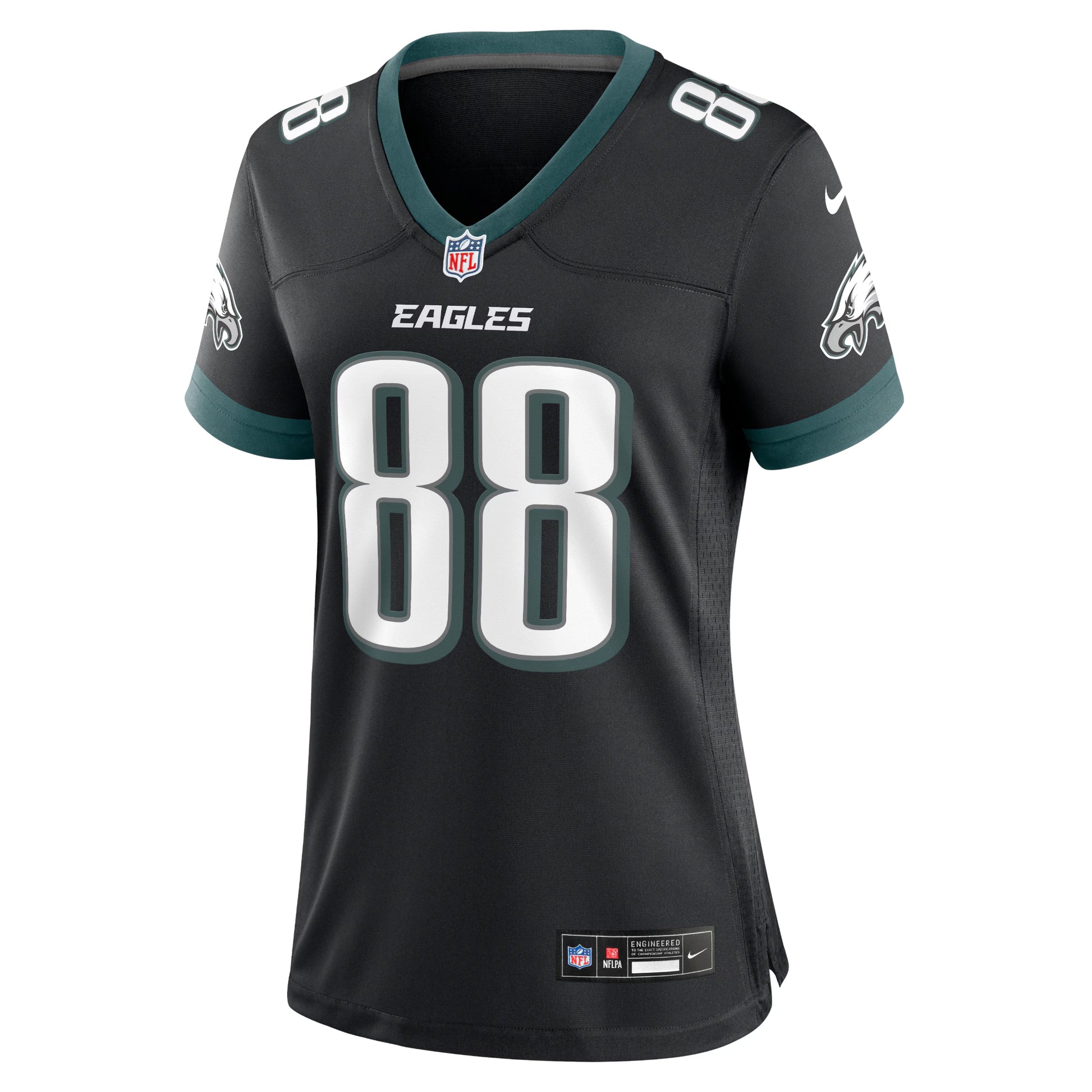 Dallas Goedert Philadelphia Eagles Nike Women's Alternate Game Jersey - Black