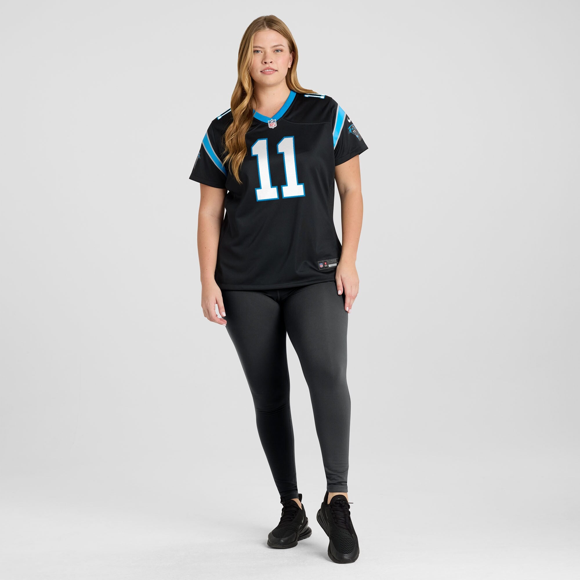 Nic Scourton Carolina Panthers Nike Women's Team Game Jersey -  Black
