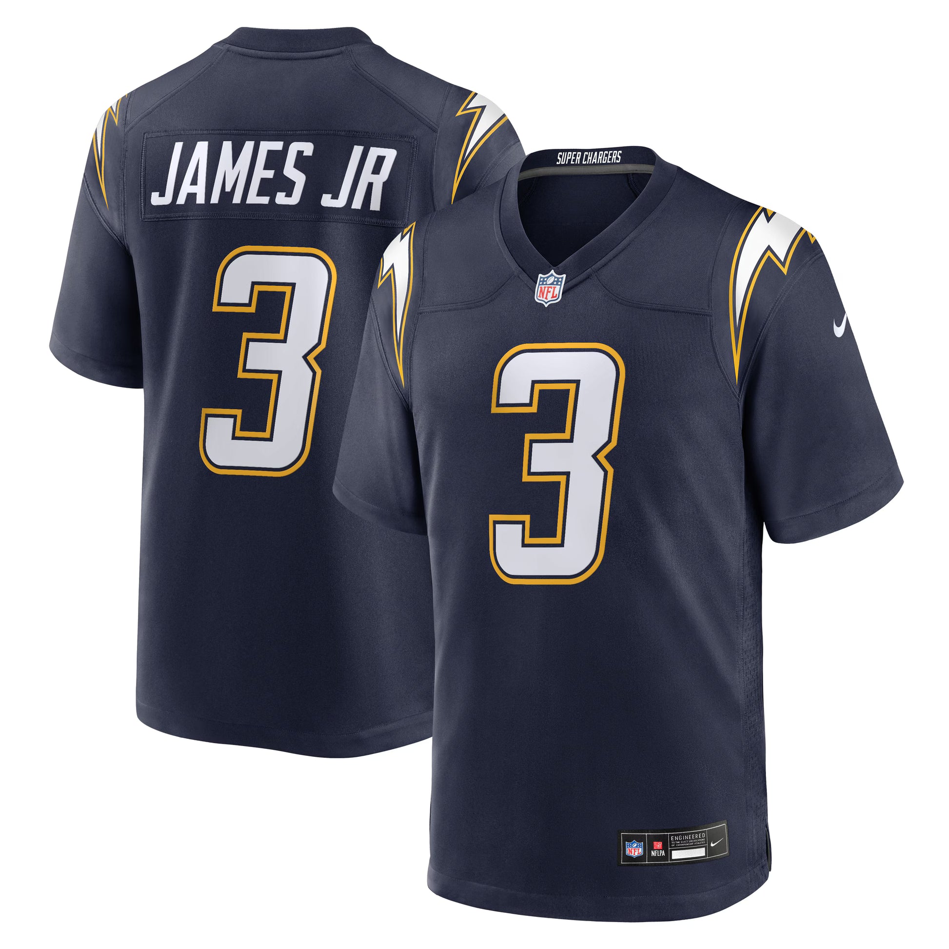 Derwin James Jr. Los Angeles Chargers Nike Alternate Super Chargers Game Jersey - Navy