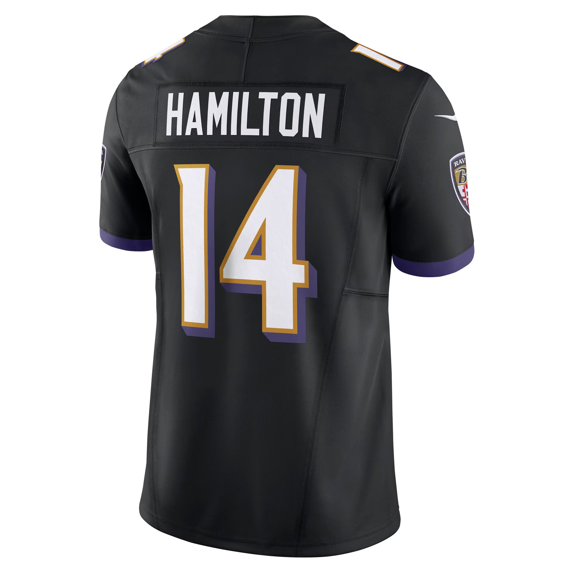 Kyle Hamilton Baltimore Ravens Nike Alternate  Vapor F.U.S.E. Limited Jersey - Black