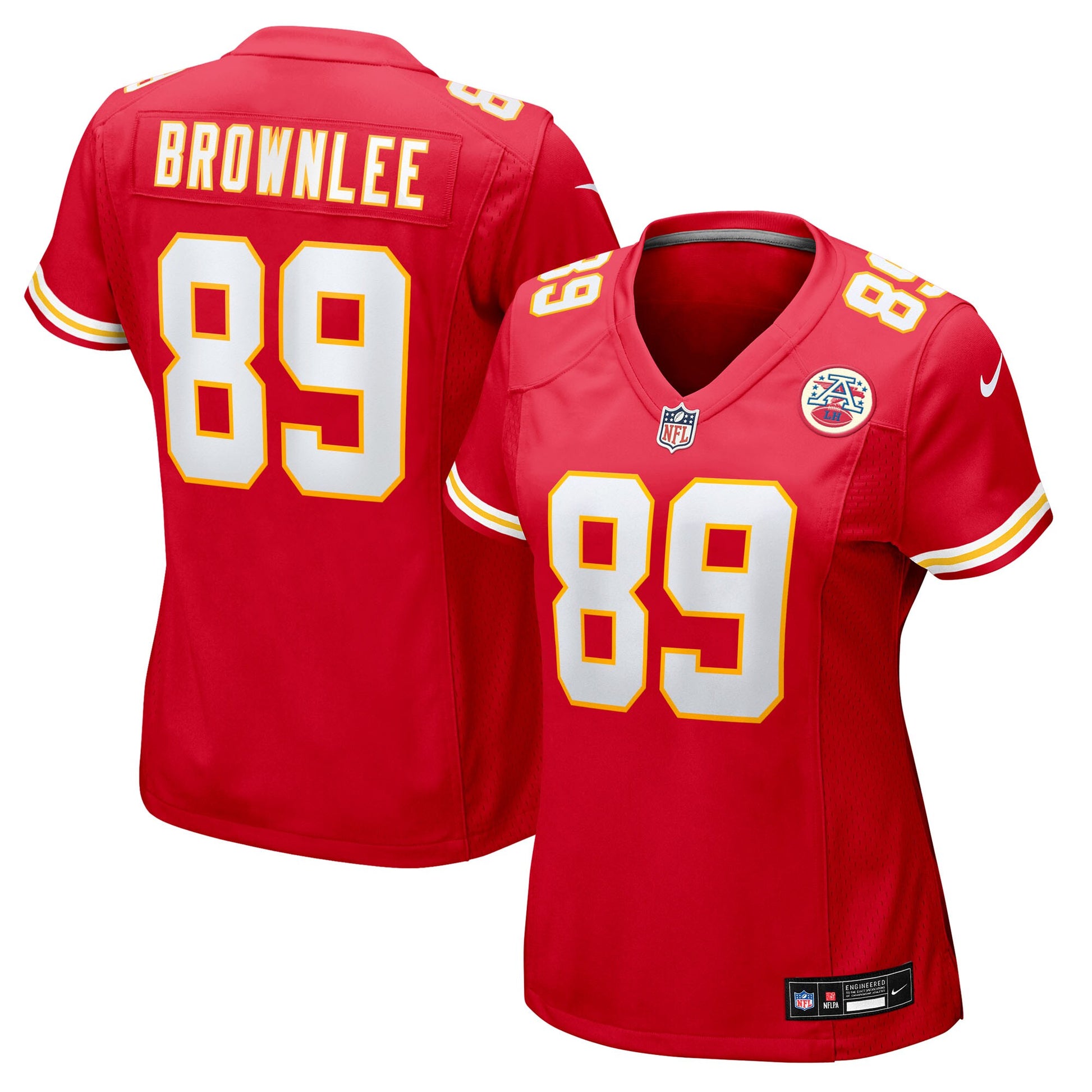 Jason Brownlee Kansas City Chiefs Nike Women's Team Game Jersey -  Red