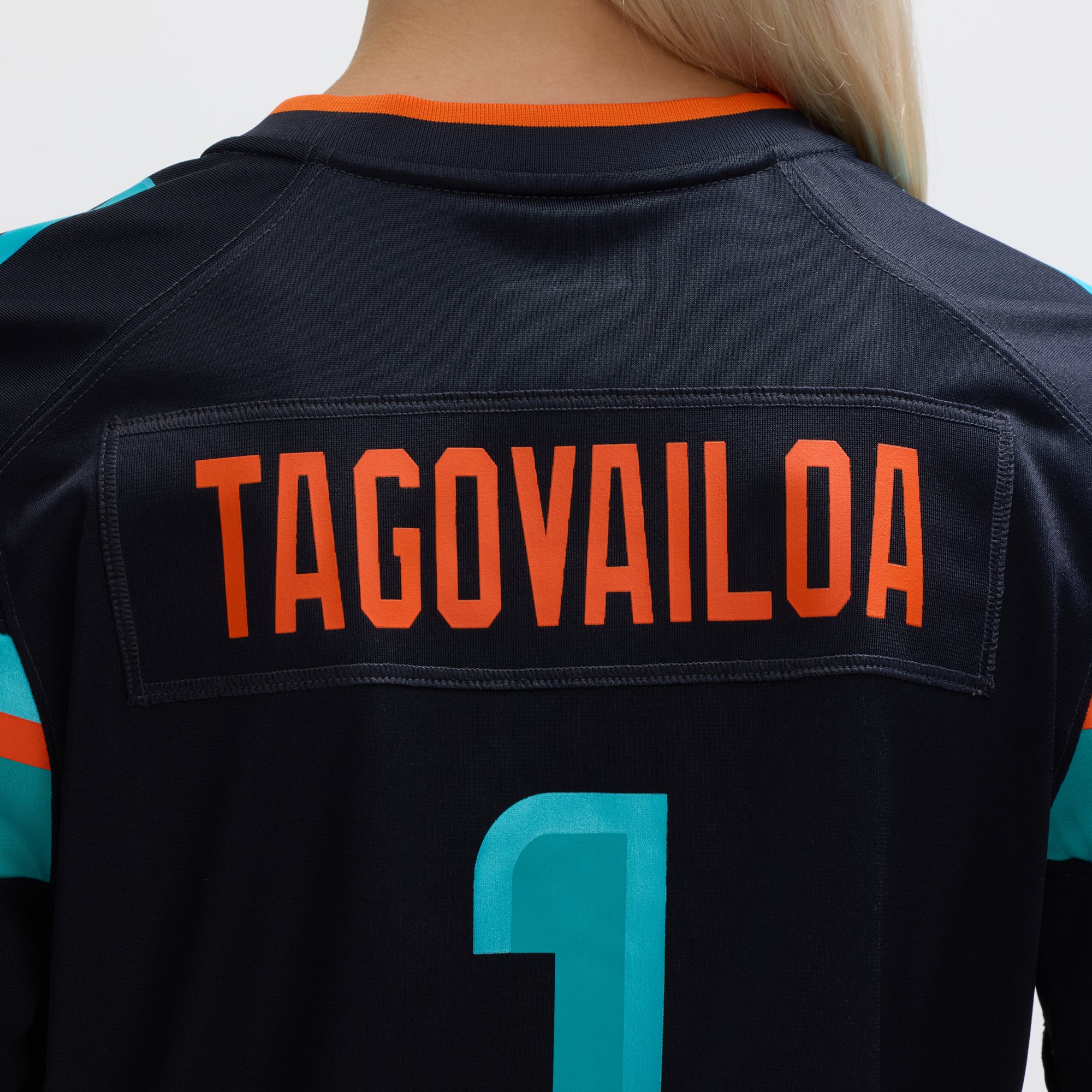 Tua Tagovailoa Miami Dolphins Nike Women's 2025 Rivalries Collection Game Jersey - Pitch Blue