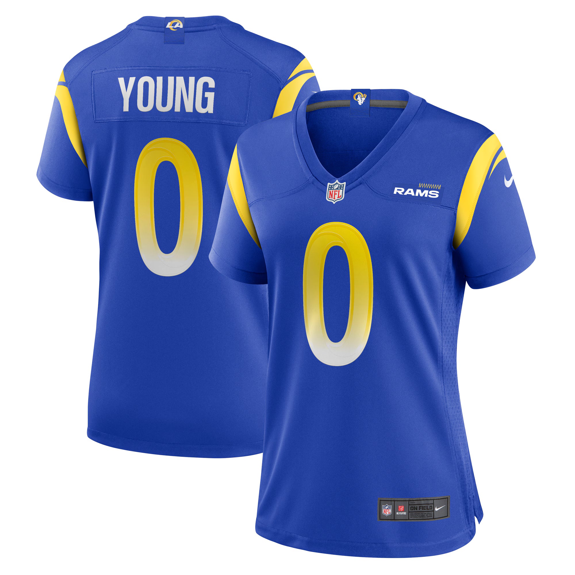 Byron Young Los Angeles Rams Nike Women's Home Game Jersey - Royal