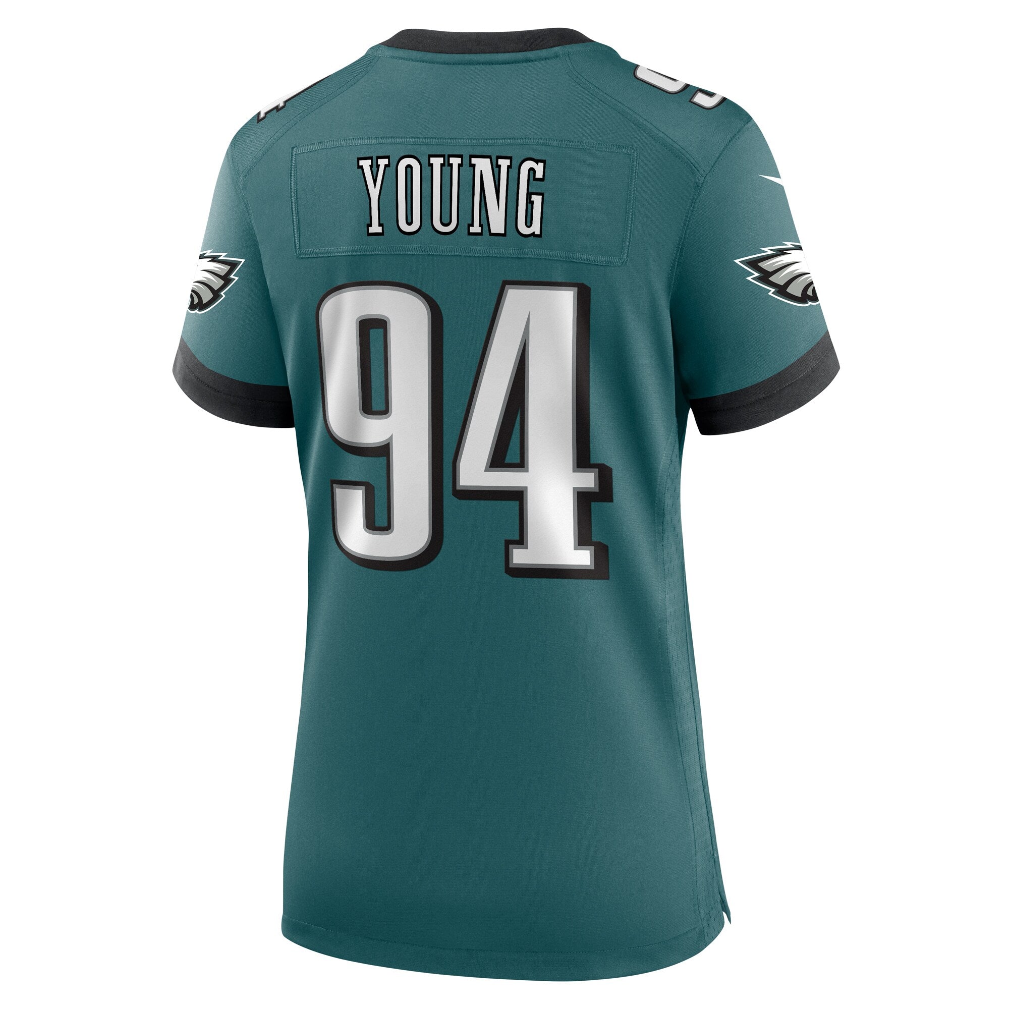 Byron Young Philadelphia Eagles Nike Women's Team Game Jersey - Midnight Green