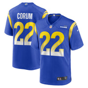 Blake Corum Los Angeles Rams Nike  Game Player Jersey - Royal