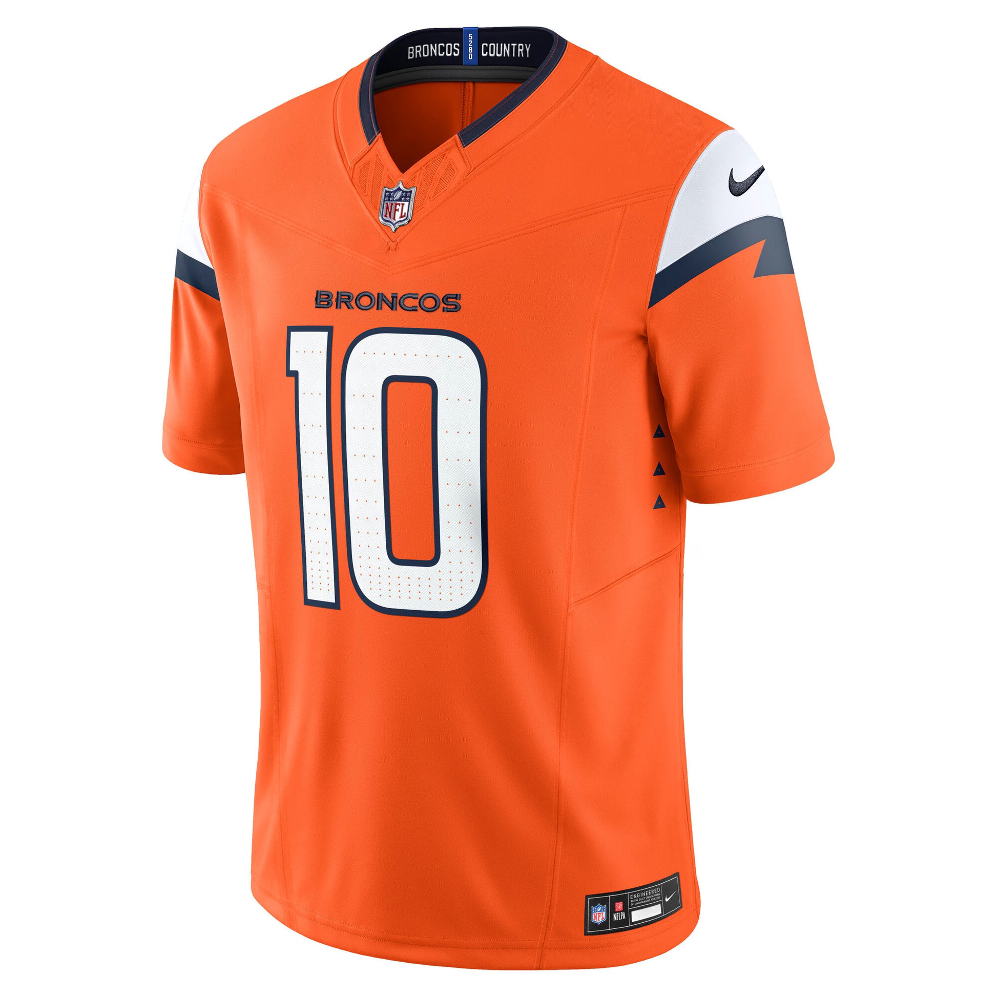 Bo Nix Denver Broncos Nike Vapor F.U.S.E. Limited Jersey - Orange