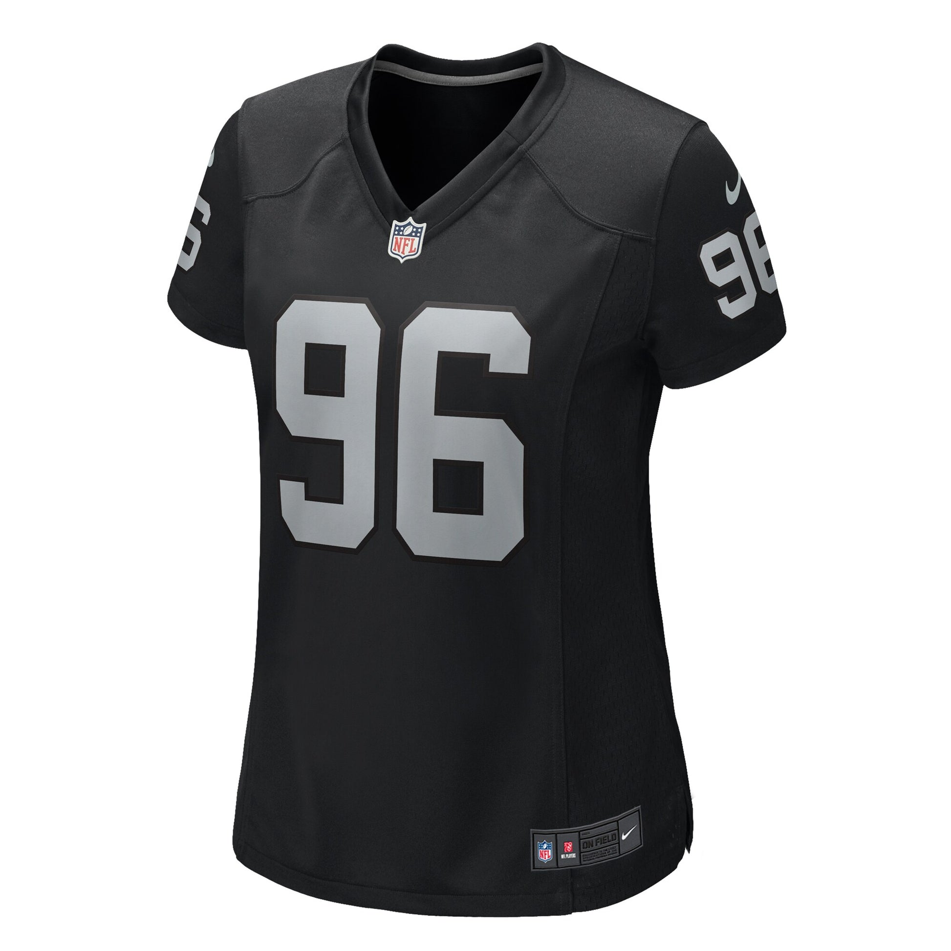 Jonah Laulu Las Vegas Raiders Nike Women's  Game Jersey -  Black