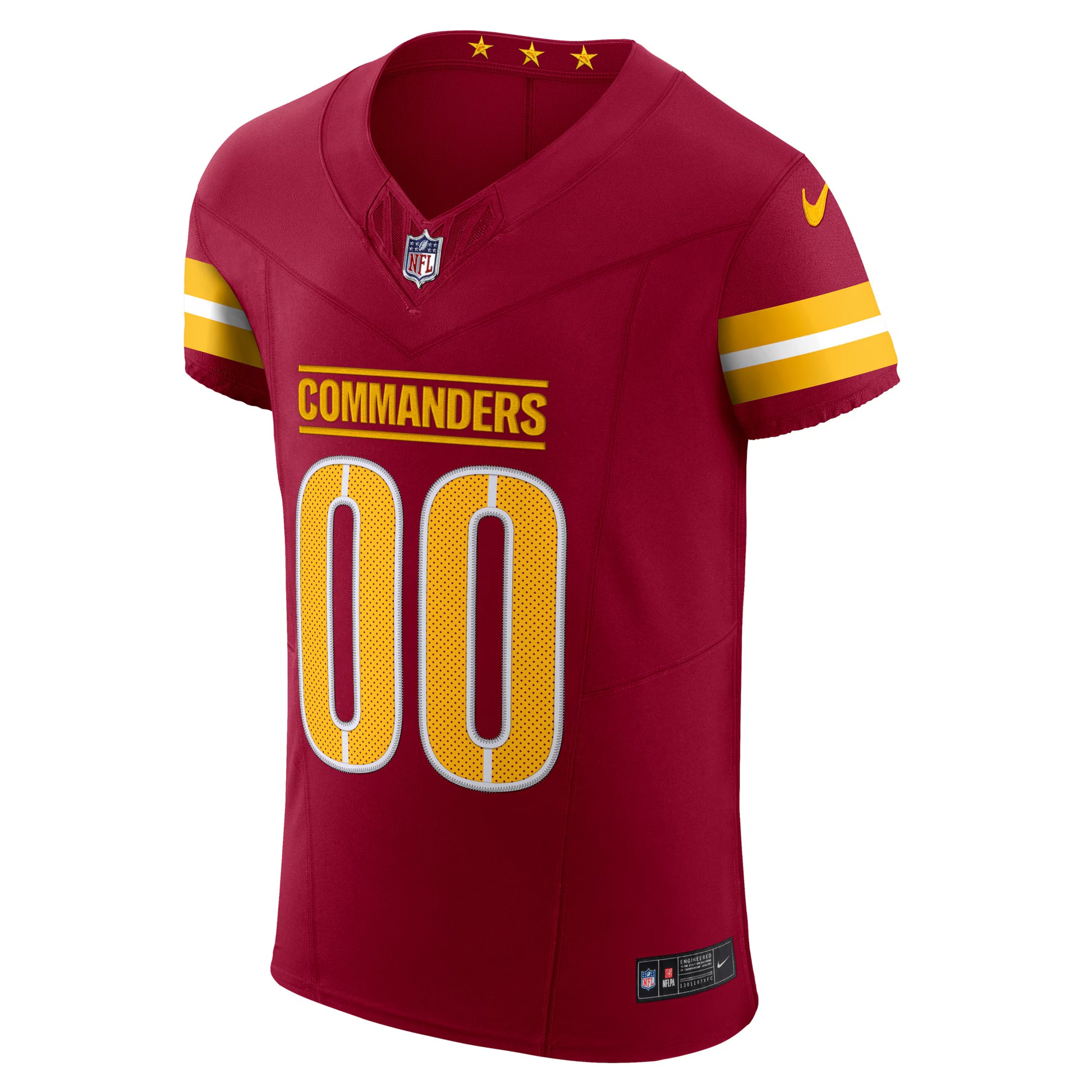 Washington Commanders Nike Team Vapor F.U.S.E. Elite Custom Jersey -  Burgundy
