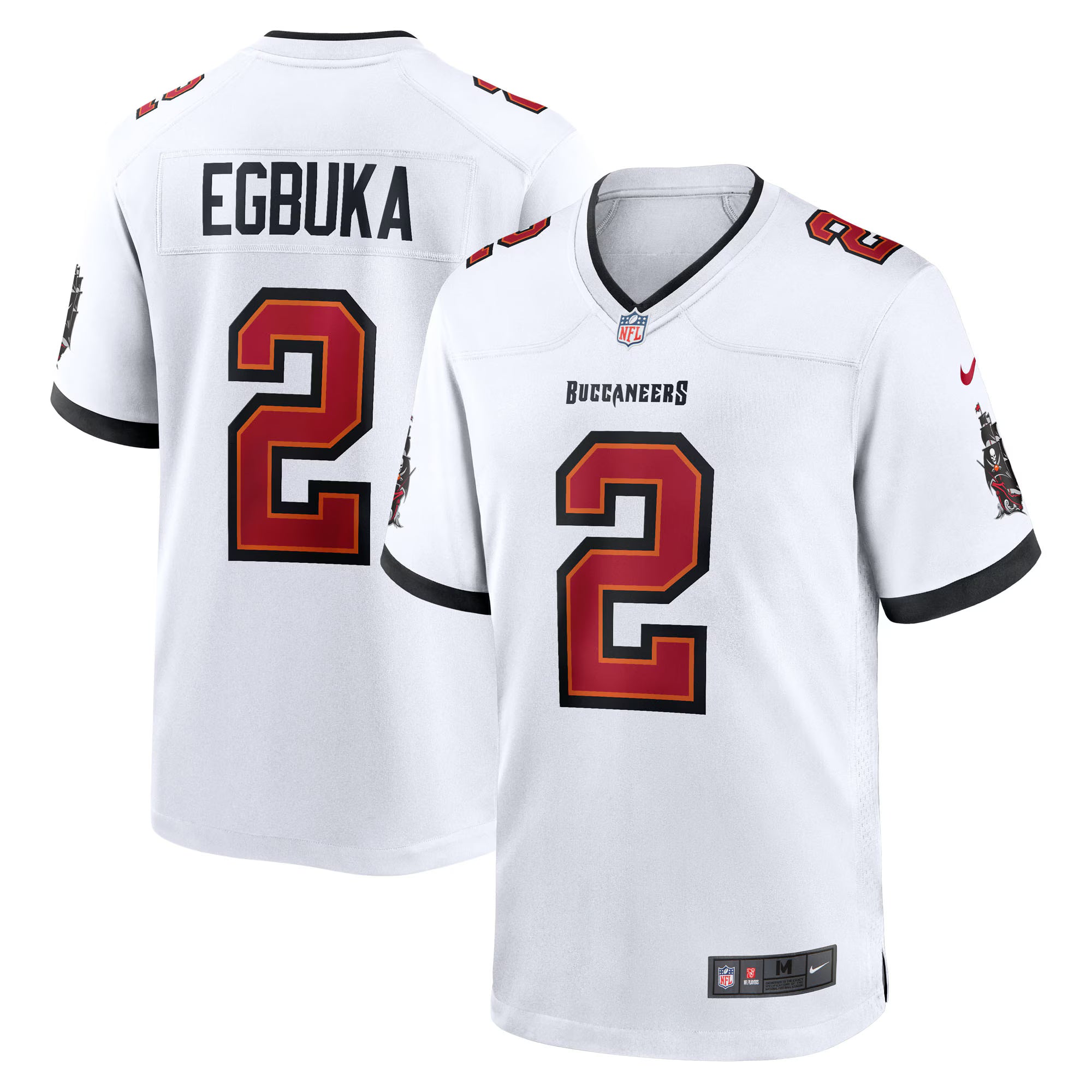 Emeka Egbuka  Tampa Bay Buccaneers Nike  Game Jersey -  White