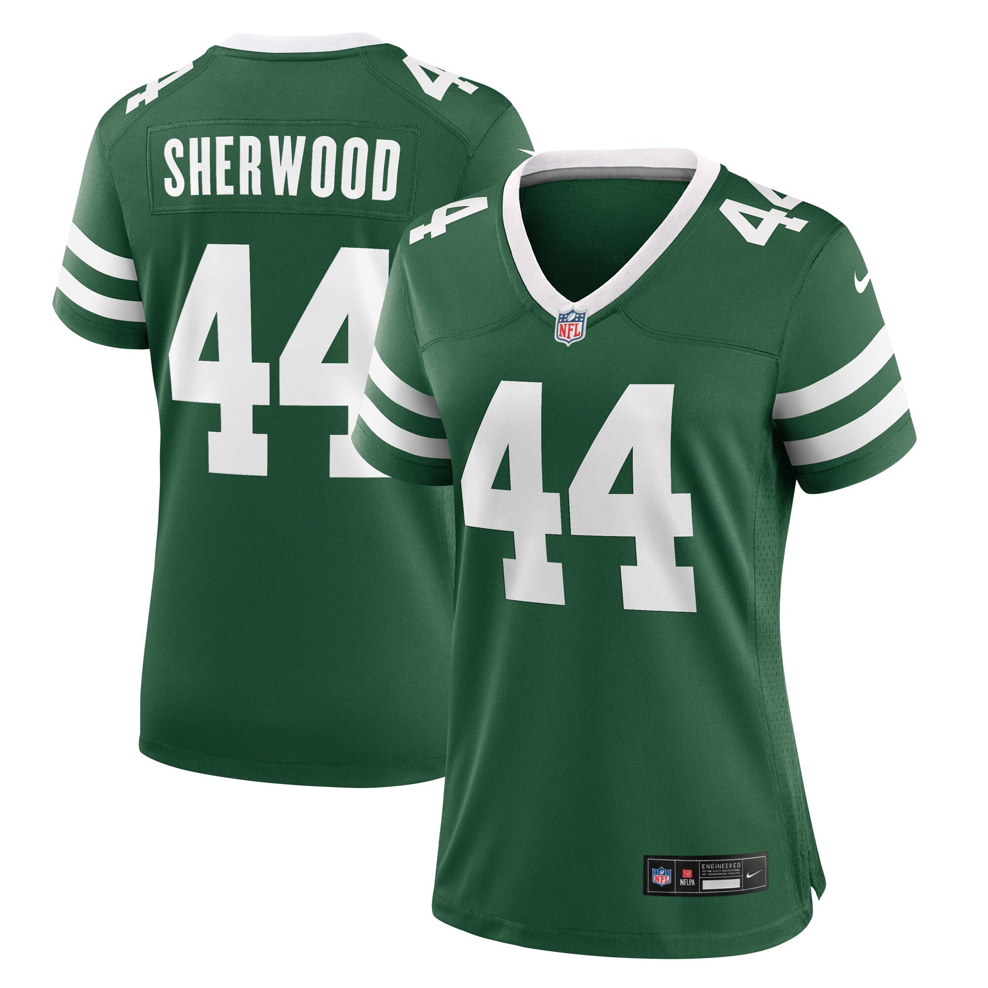 Jamien Sherwood New York Jets Nike Women's Game Jersey - Legacy Green