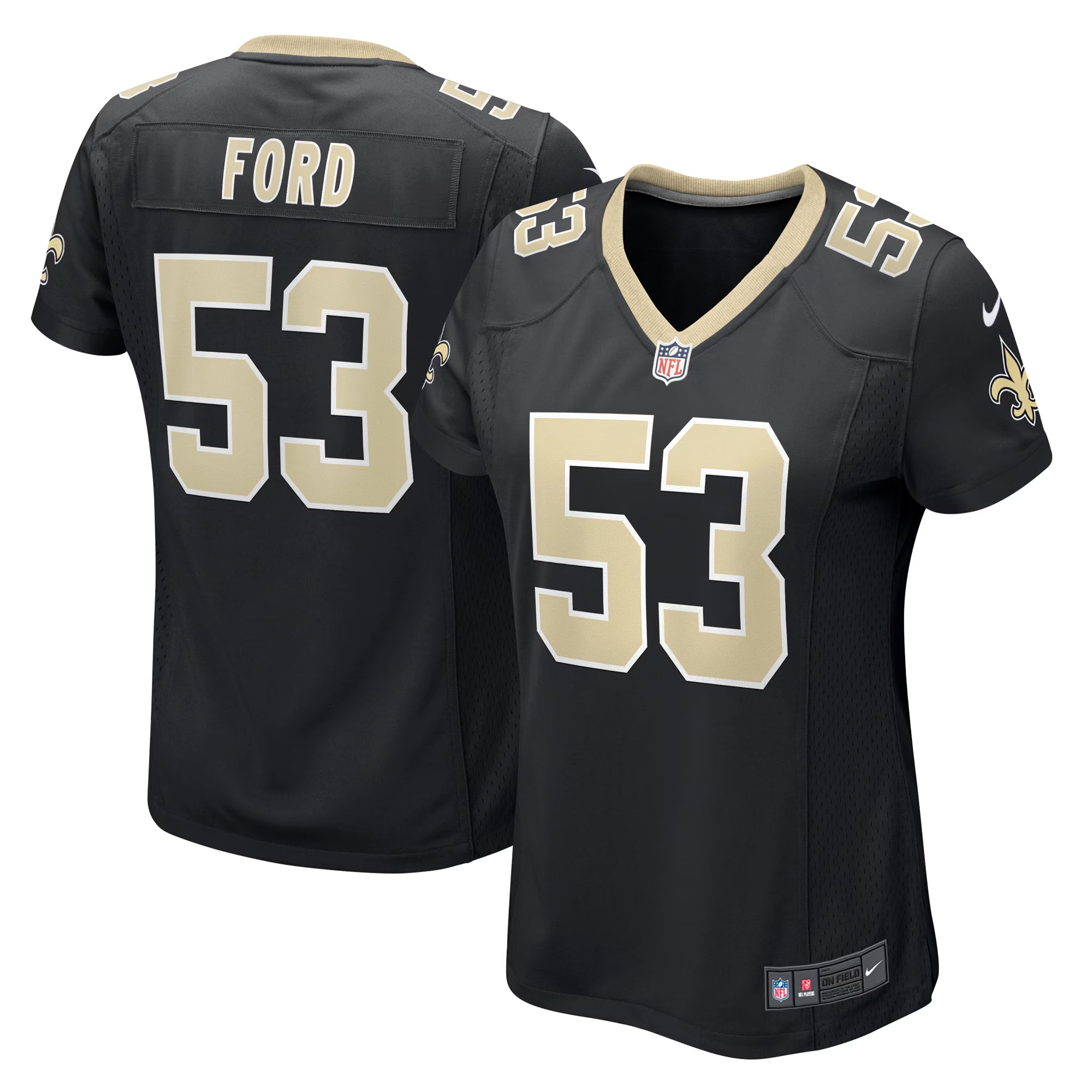 Jaylan Ford New Orleans Saints Nike Women's  Game Jersey -  Black