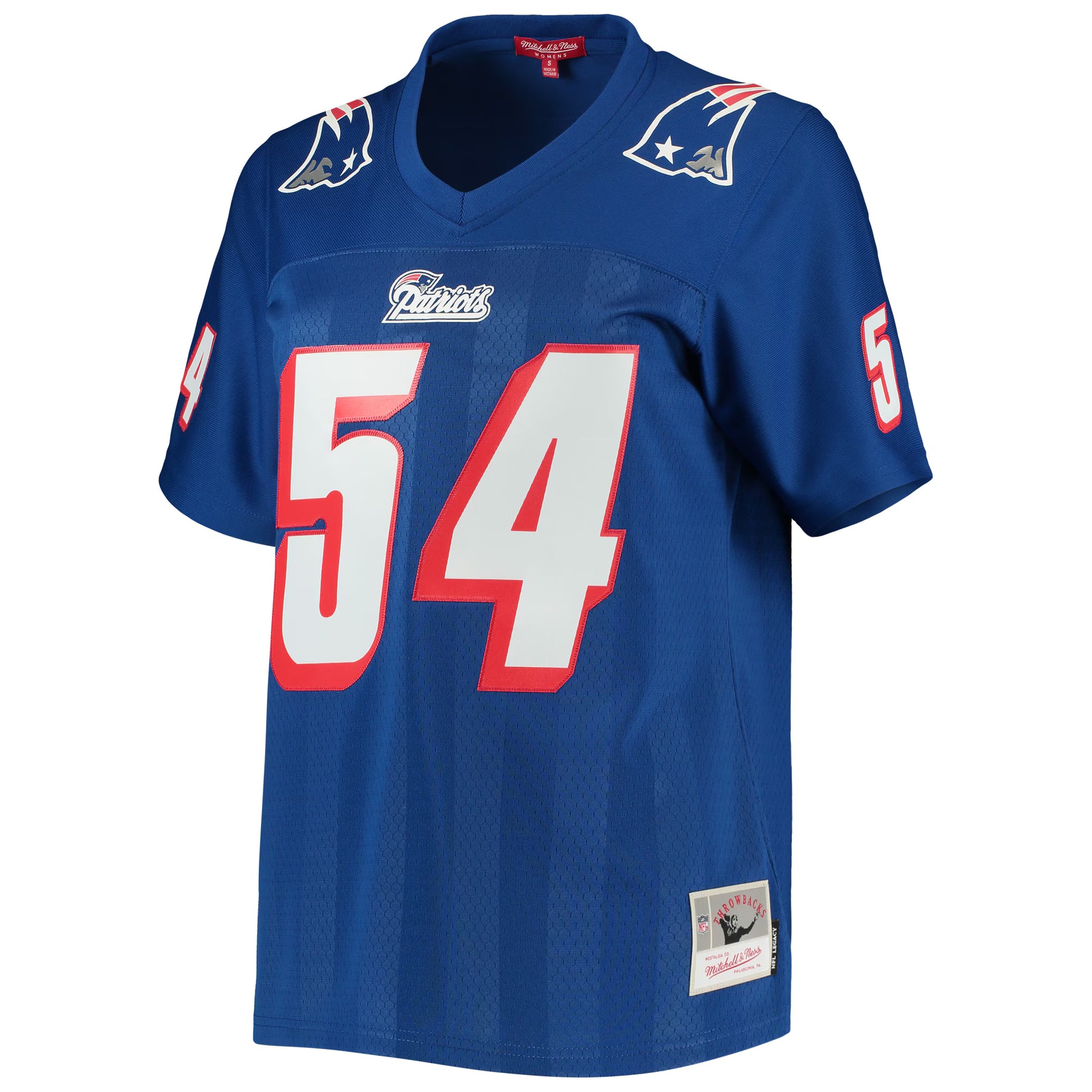 Tedy Bruschi New England Patriots Mitchell &amp; Ness Women's Legacy Replica Player Jersey - Royal