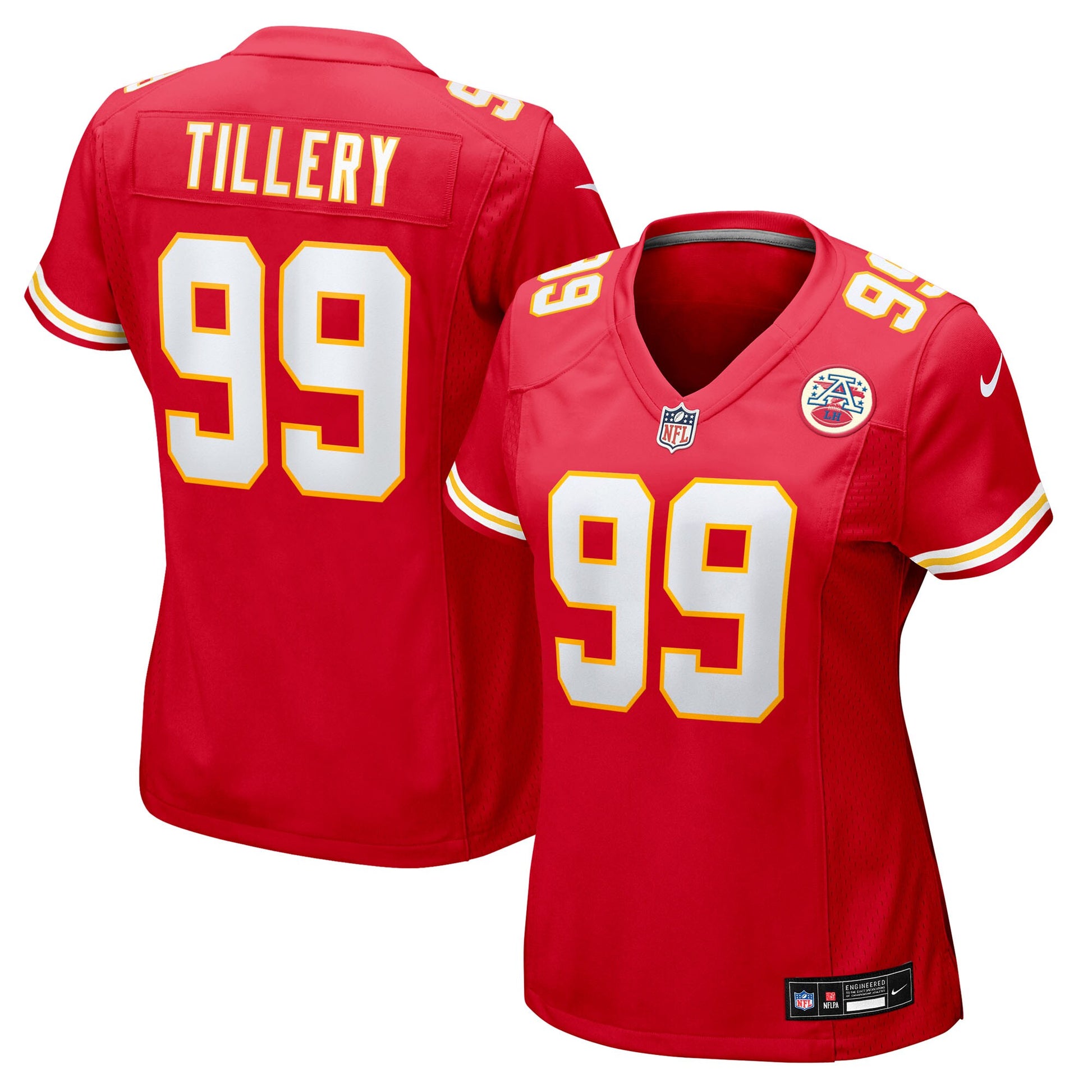 Jerry Tillery Kansas City Chiefs Nike Women's Team Game Jersey -  Red