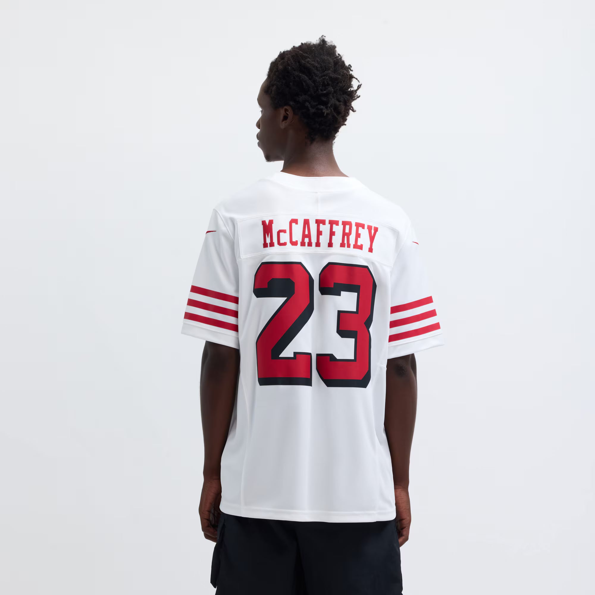 Christian McCaffrey San Francisco 49ers Nike Vapor F.U.S.E. Limited 2nd Alternate Jersey - White