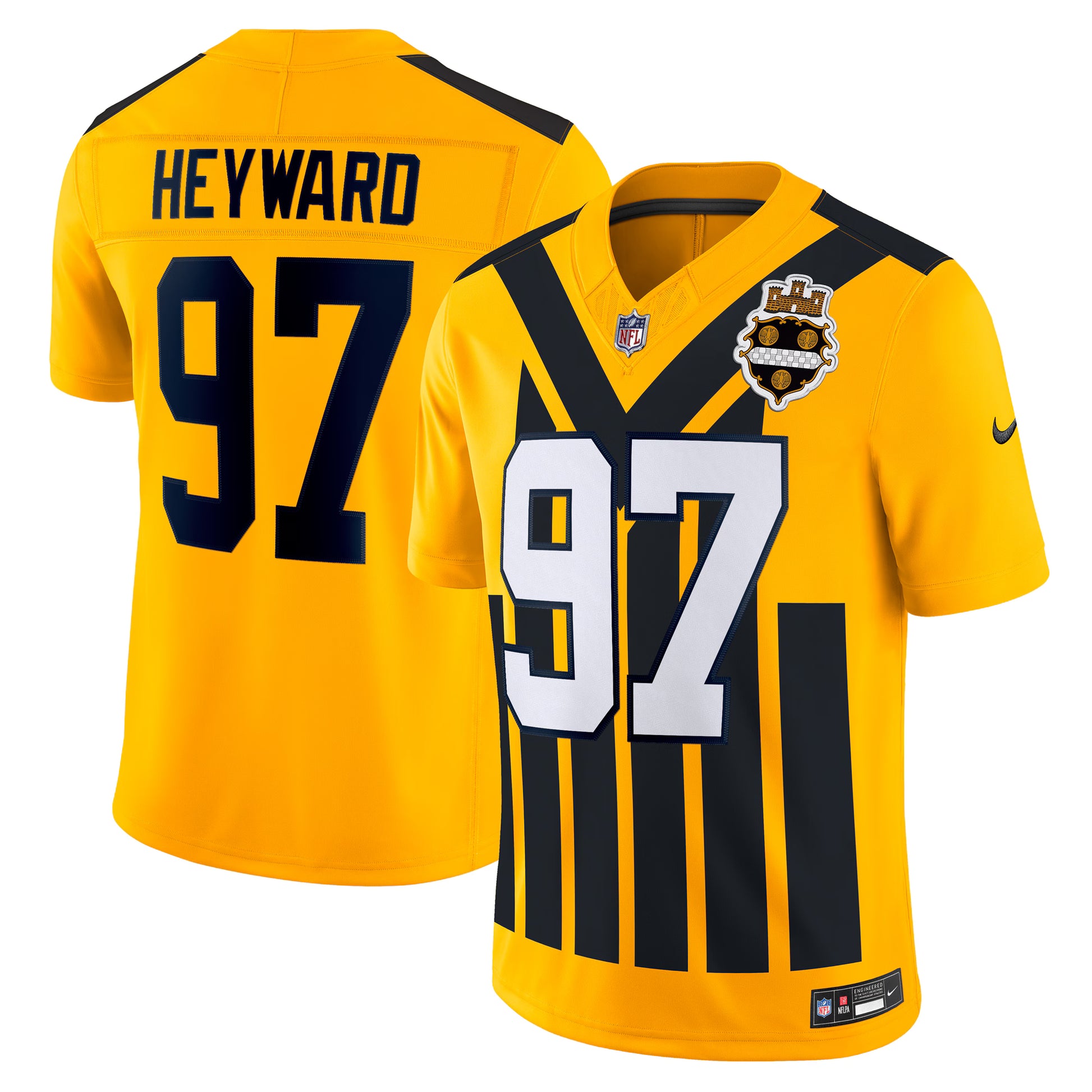 Cameron Heyward Pittsburgh Steelers Nike Alternate Vapor F.U.S.E. Limited Jersey - Gold