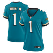 Travis Etienne Jr Jacksonville Jaguars Nike Women's Prowler Throwback Game Jersey - Teal