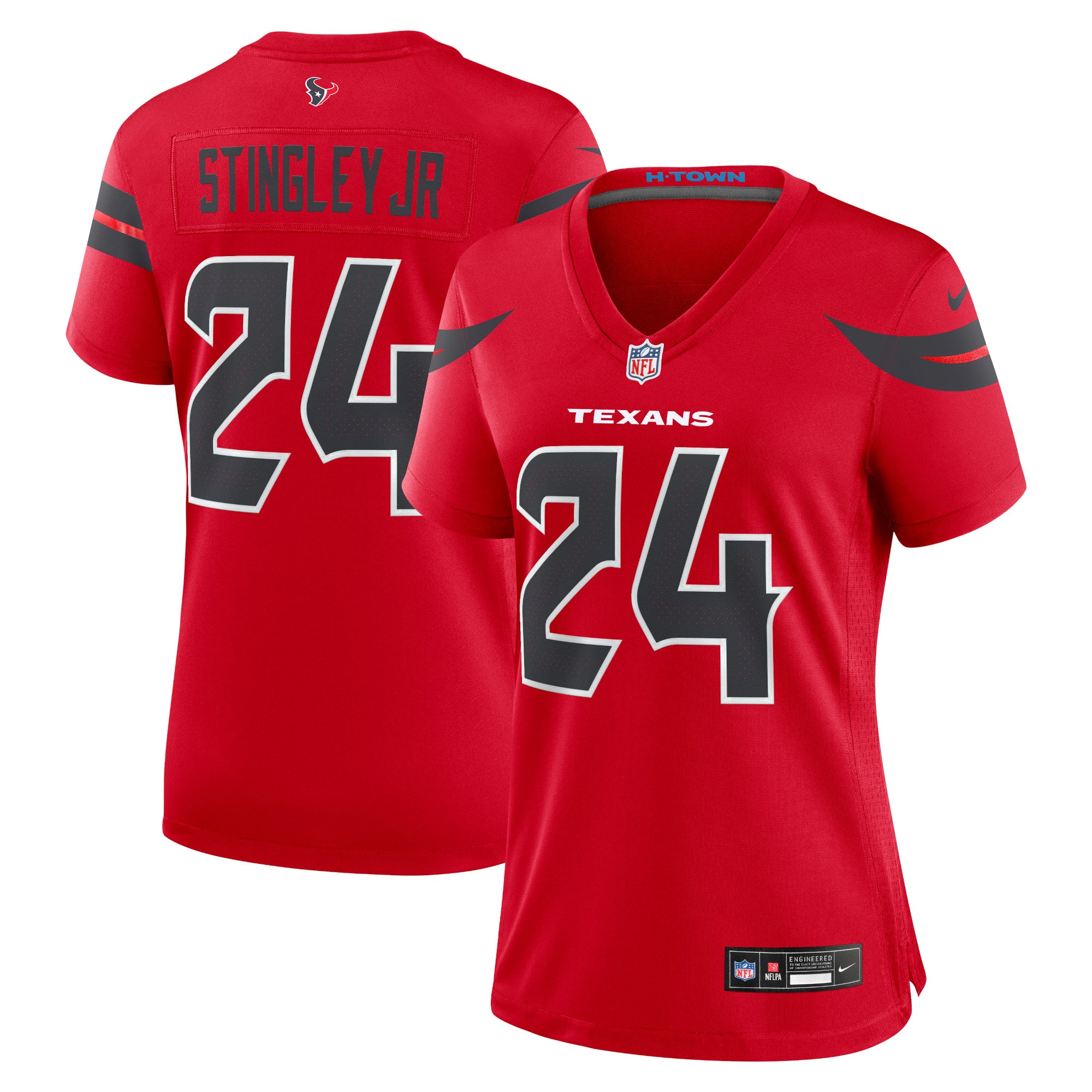 Derek Stingley Jr. Houston Texans Nike Women's Alternate Game Jersey - Red