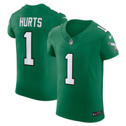 Jalen Hurts Philadelphia Eagles Nike 2nd Alternate Vapor F.U.S.E. Elite Jersey - Kelly Green