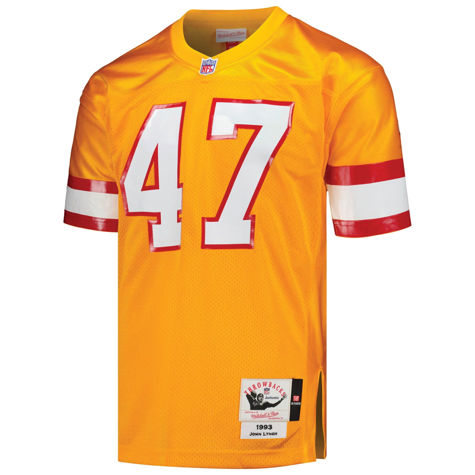 John Lynch Tampa Bay Buccaneers 1993 Mitchell &amp; Ness Authentic Throwback Retired Player Jersey - Orange